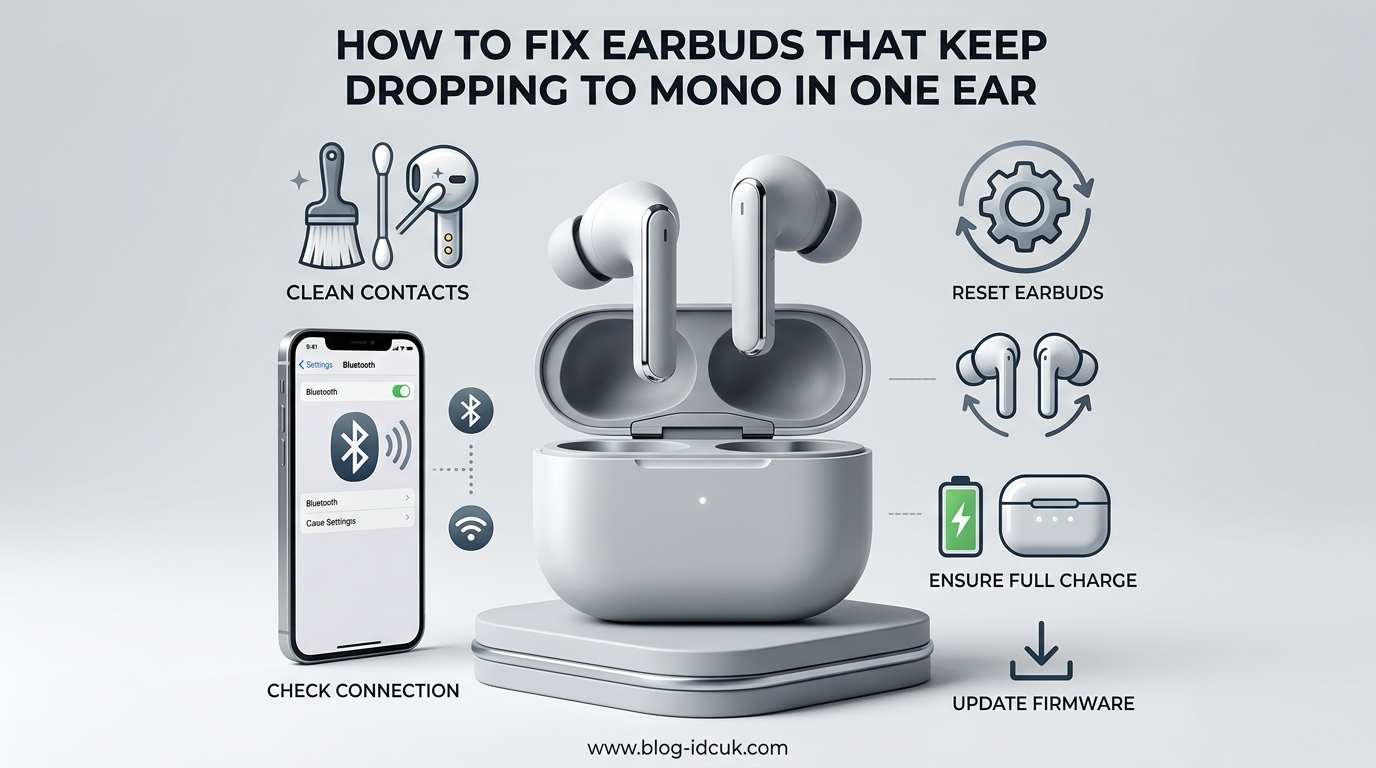 How to Fix Earbuds That Keep Dropping to Mono in One Ear
