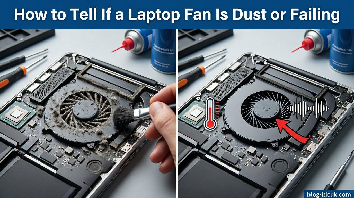 How to Tell If a Laptop Fan Is Dust or Failing