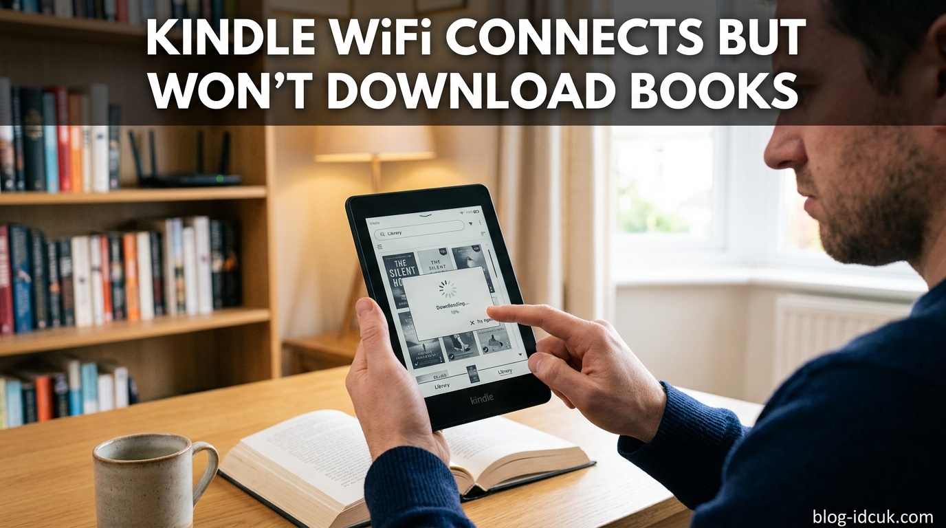 Kindle WiFi Connects But Won't Download Books