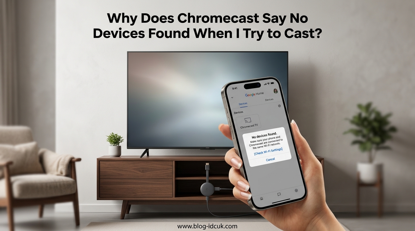 Why Does Chromecast Say No Devices Found When I Try to Cast