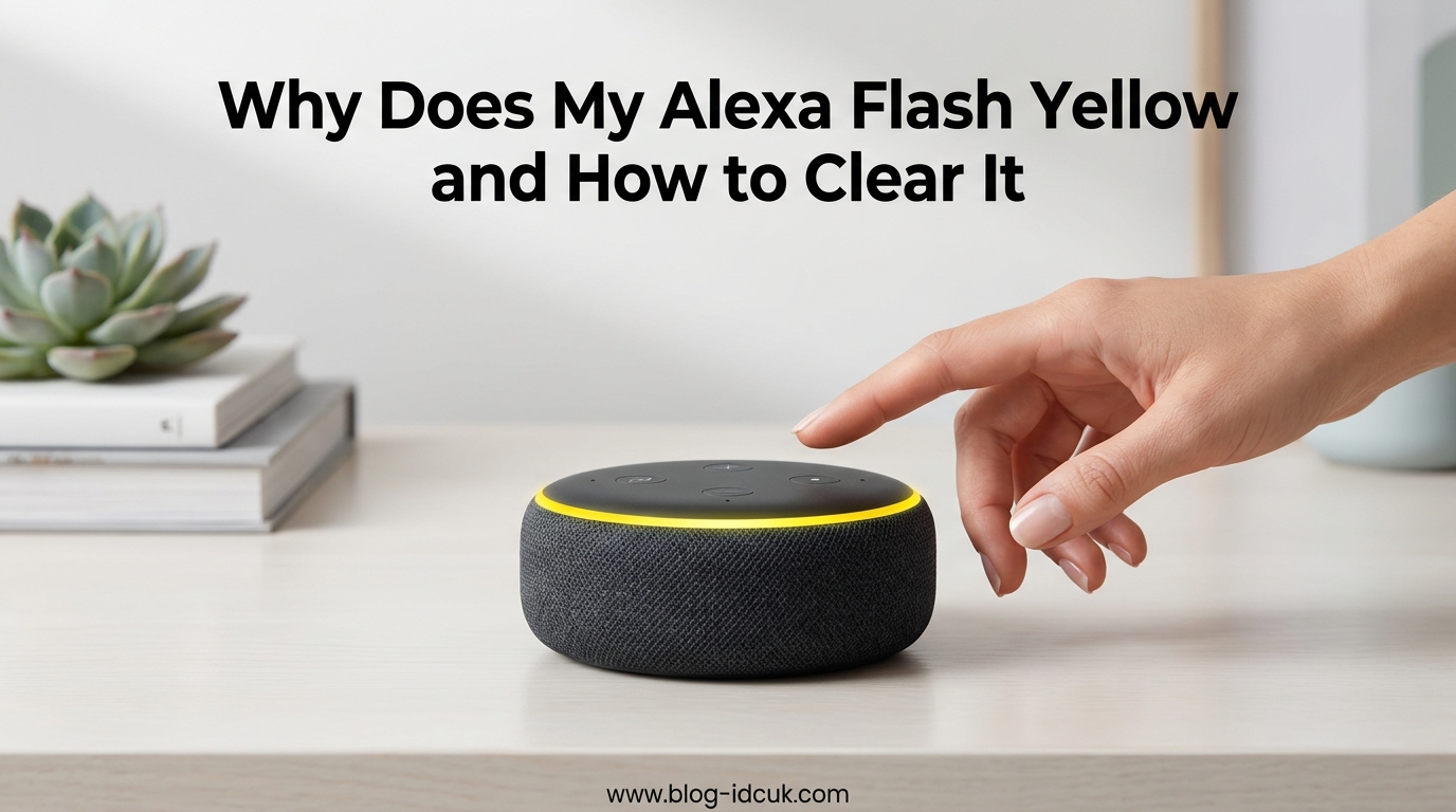 Why Does My Alexa Flash Yellow and How to Clear It