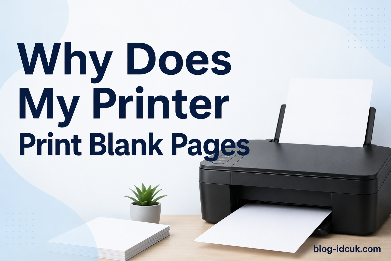 Why Does My Printer Print Blank Pages