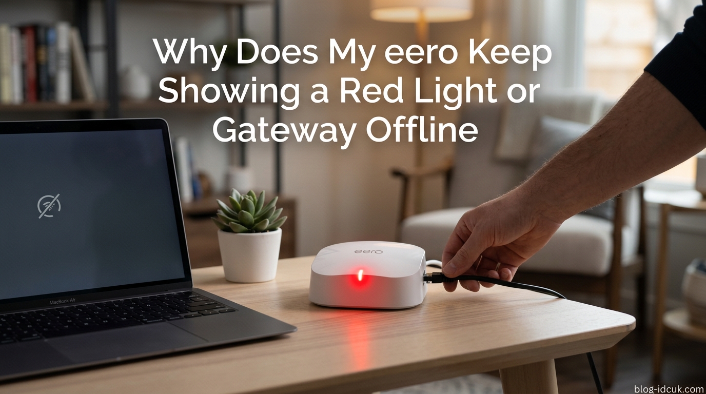 Why Does My eero Keep Showing a Red Light or Gateway Offline