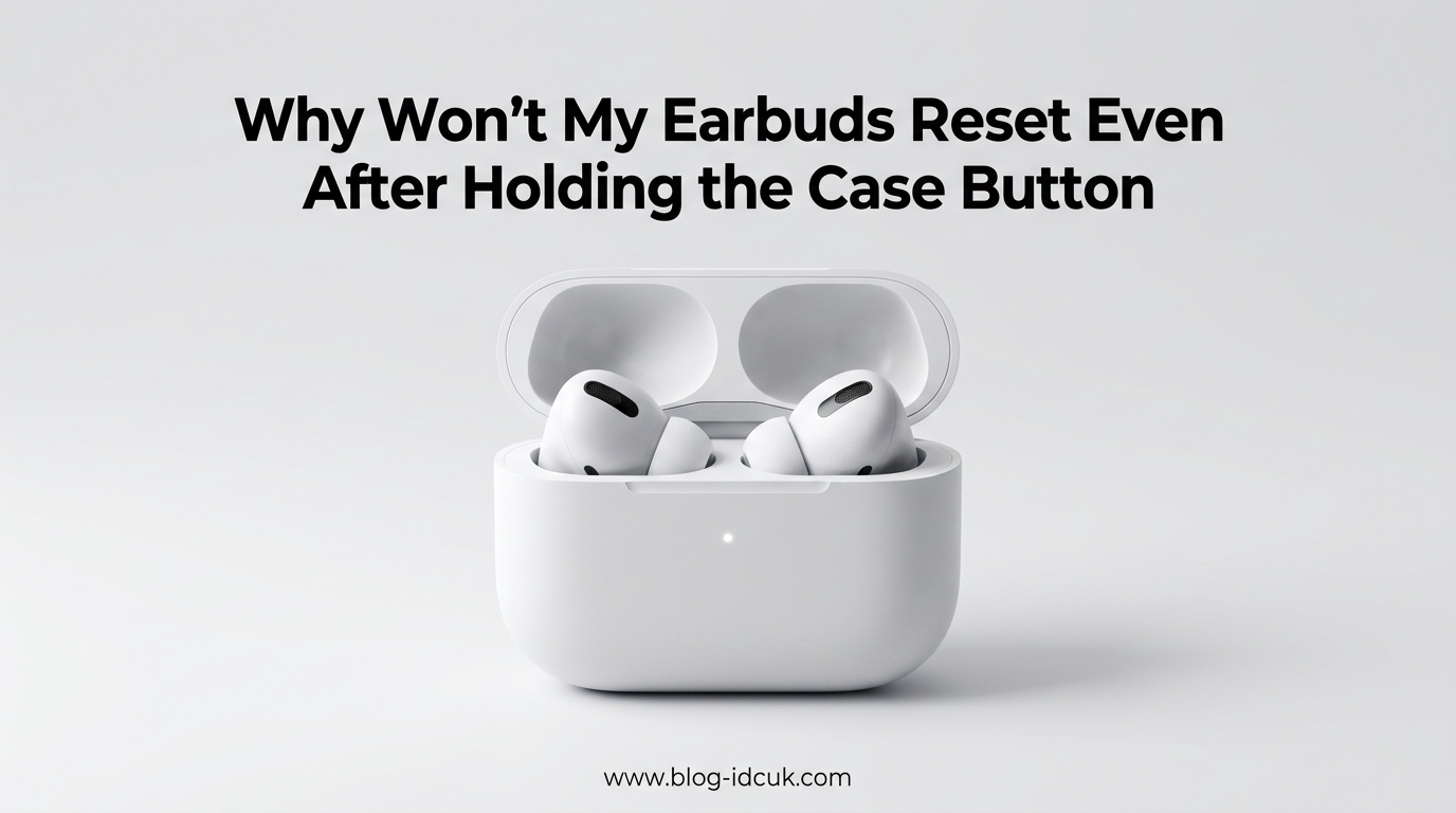 Why Won't My Earbuds Reset Even After Holding the Case Button