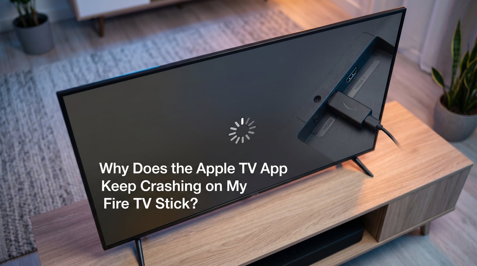 Why does the Apple TV app keep crashing on my Fire TV Stick