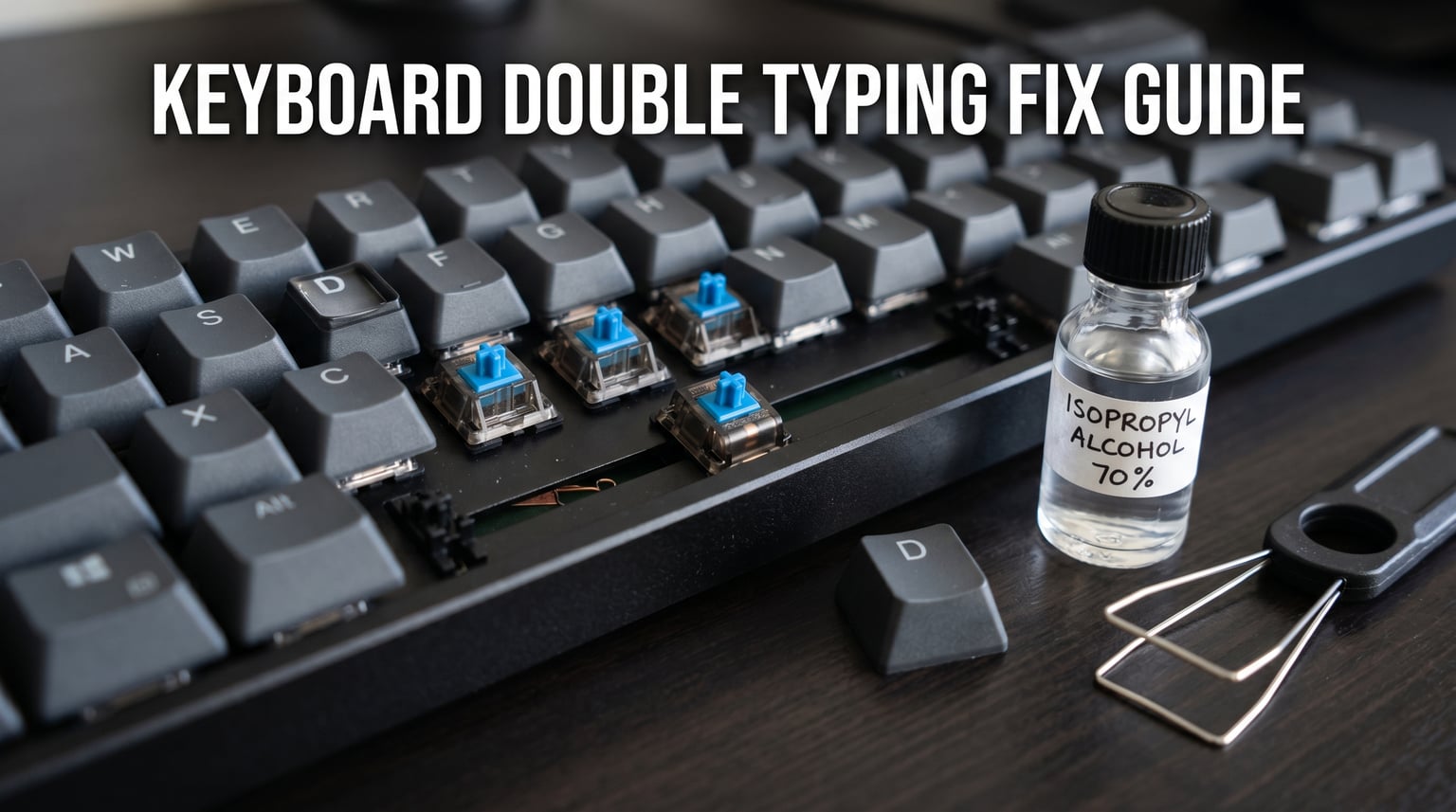 Why does my mechanical keyboard type some letters twice