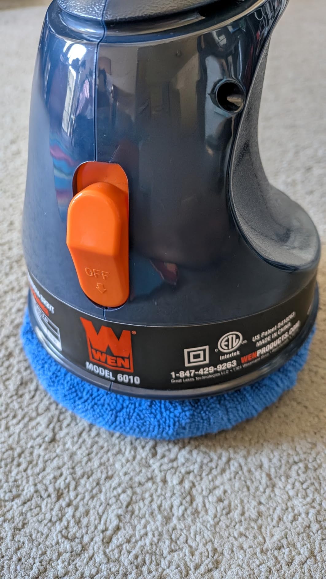 WEN 6010 6-Inch Waxer/Polisher, Dual Action Random Orbital Car Polisher customer photo 1