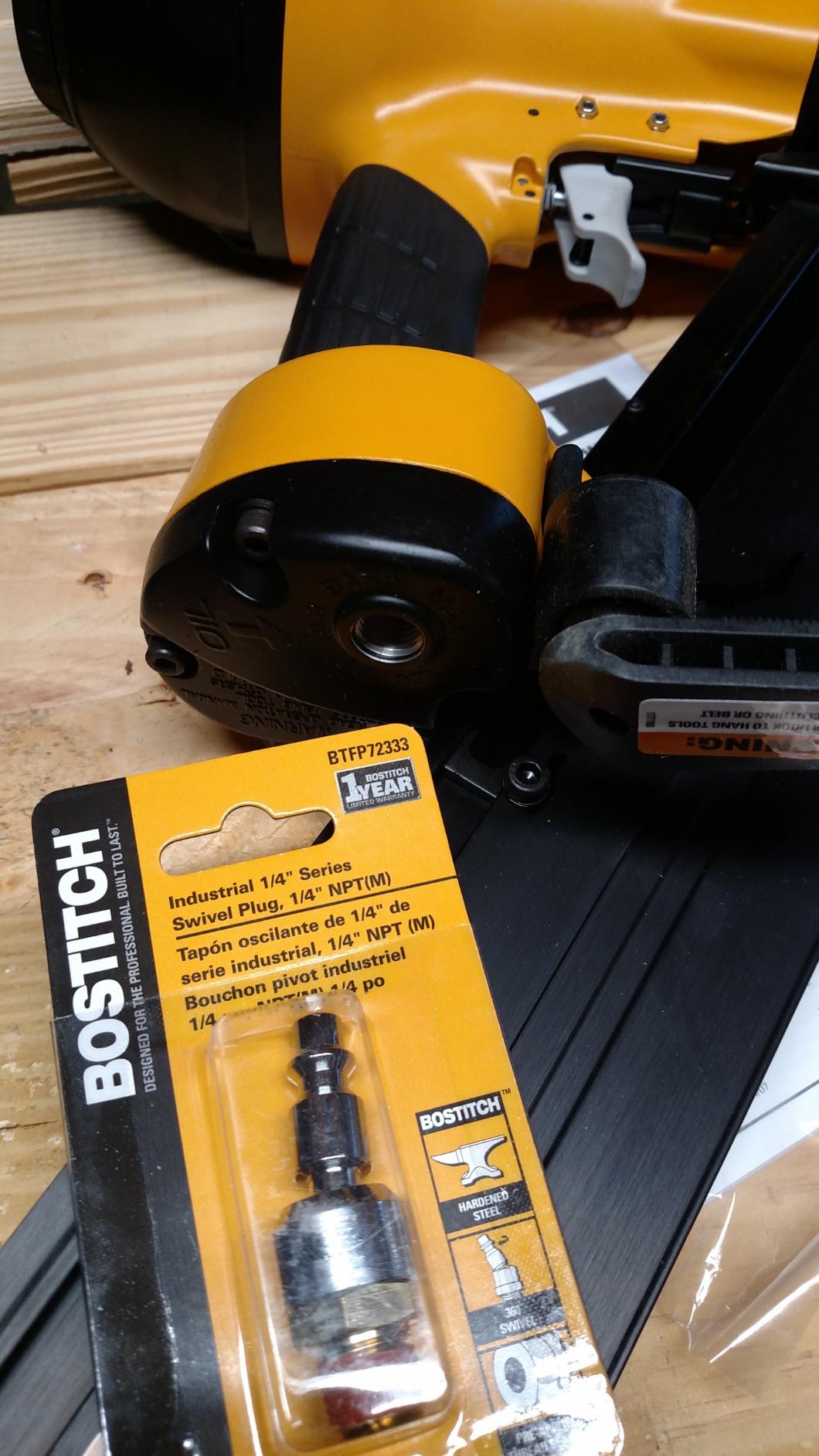 BOSTITCH Framing Nailer, Clipped Head, 2-Inch to 3-1/2-Inch, Pneumatic (F28WW) customer photo 1