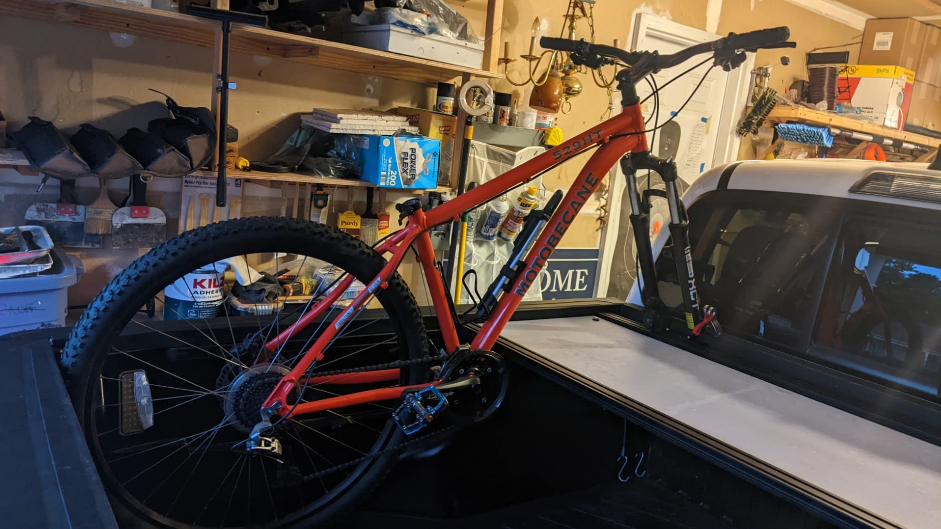 Truck Bed Bike Rack by Delta Cycle - Bike Hitch Lockable Bike Fork Mount Securely Holds 9 x 100mm Skewer Road, MTB, and Hybrid Bicycles customer photo 1