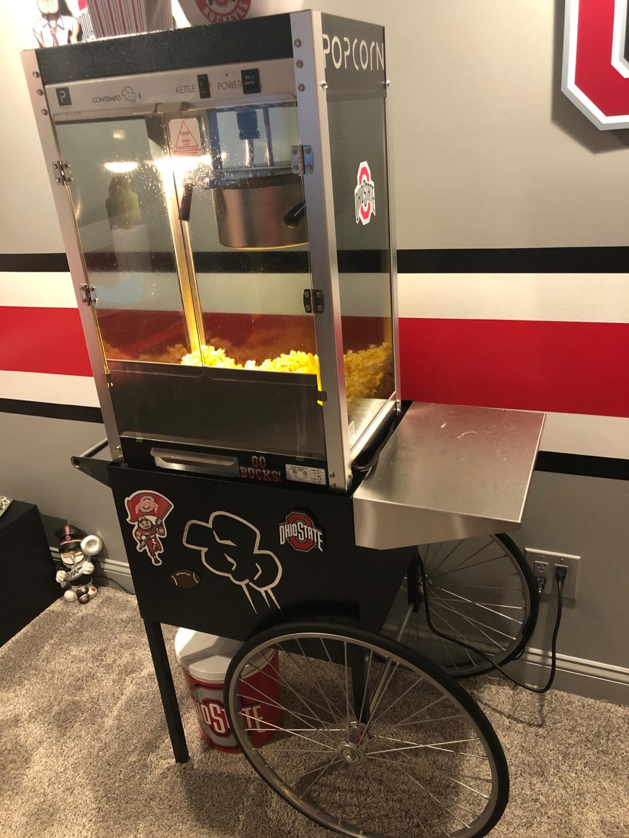 Contempo Pop 8 Ounce Popcorn Machine for Professional Concessionaires Requiring Commercial Quality High Output Popcorn Equipment, Black and Chrome customer photo 1