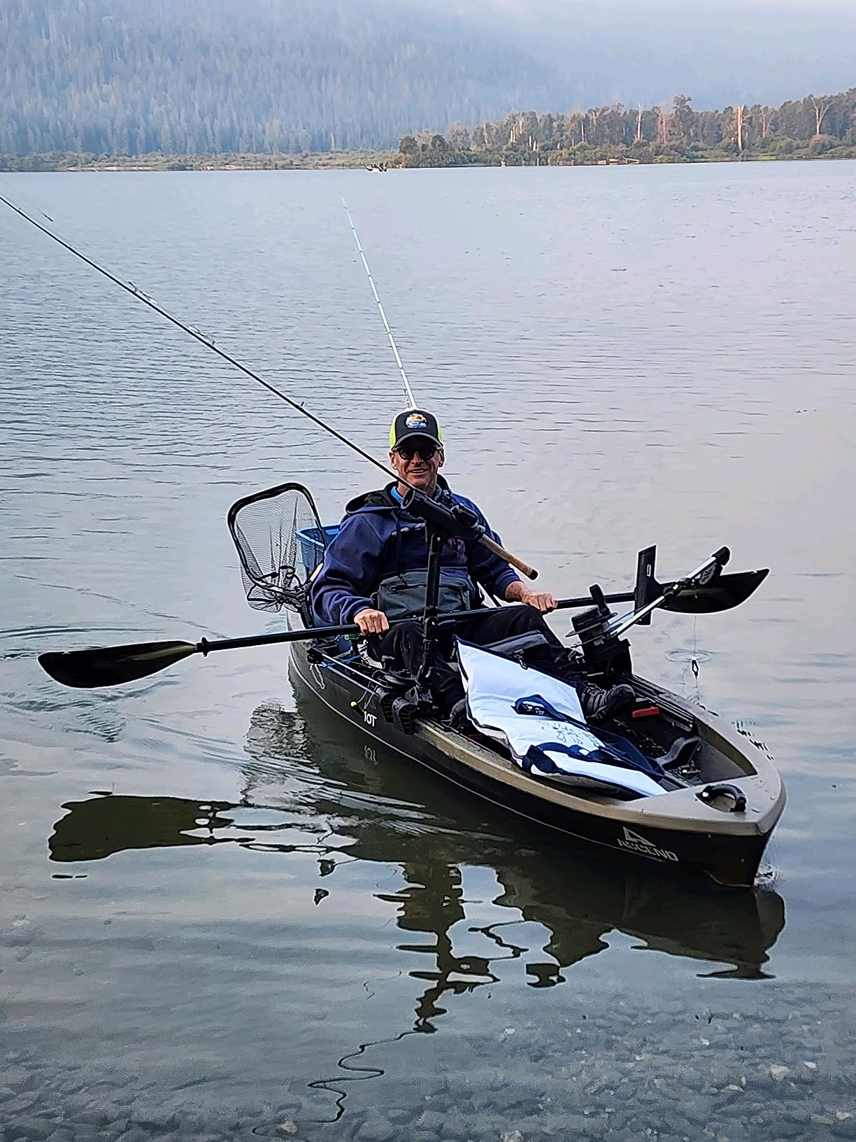 Laketroller Manual Downrigger, Clamp Mount, Small | Includes Portable Anodized Aluminum Clamp For Mounting On The Gunnel Or Transom customer photo 1