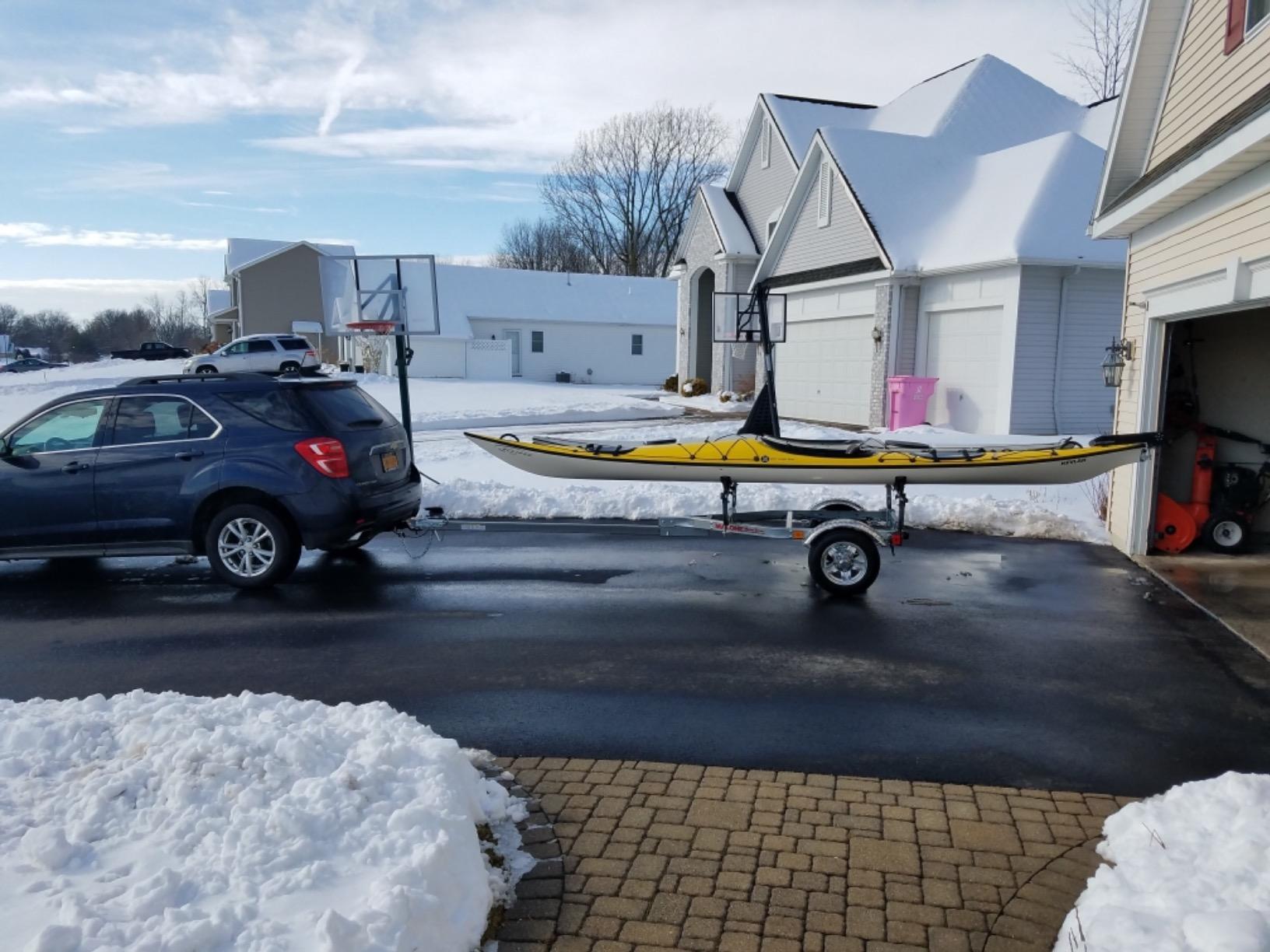 Malone MPG460XT MicroSport XT Kayak Trailer | 20' / 800 lbs Capacity | Fully Submersible | Retractable Tongue customer photo 1
