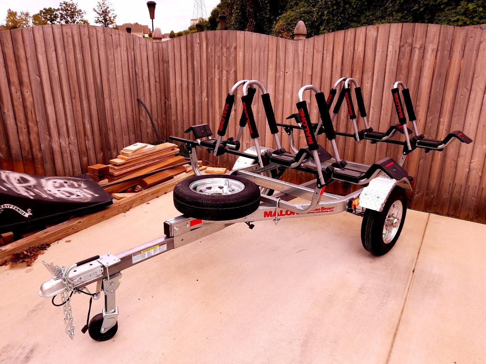 Malone MPG460XT MicroSport XT Kayak Trailer | 20' / 800 lbs Capacity | Fully Submersible | Retractable Tongue customer photo 2