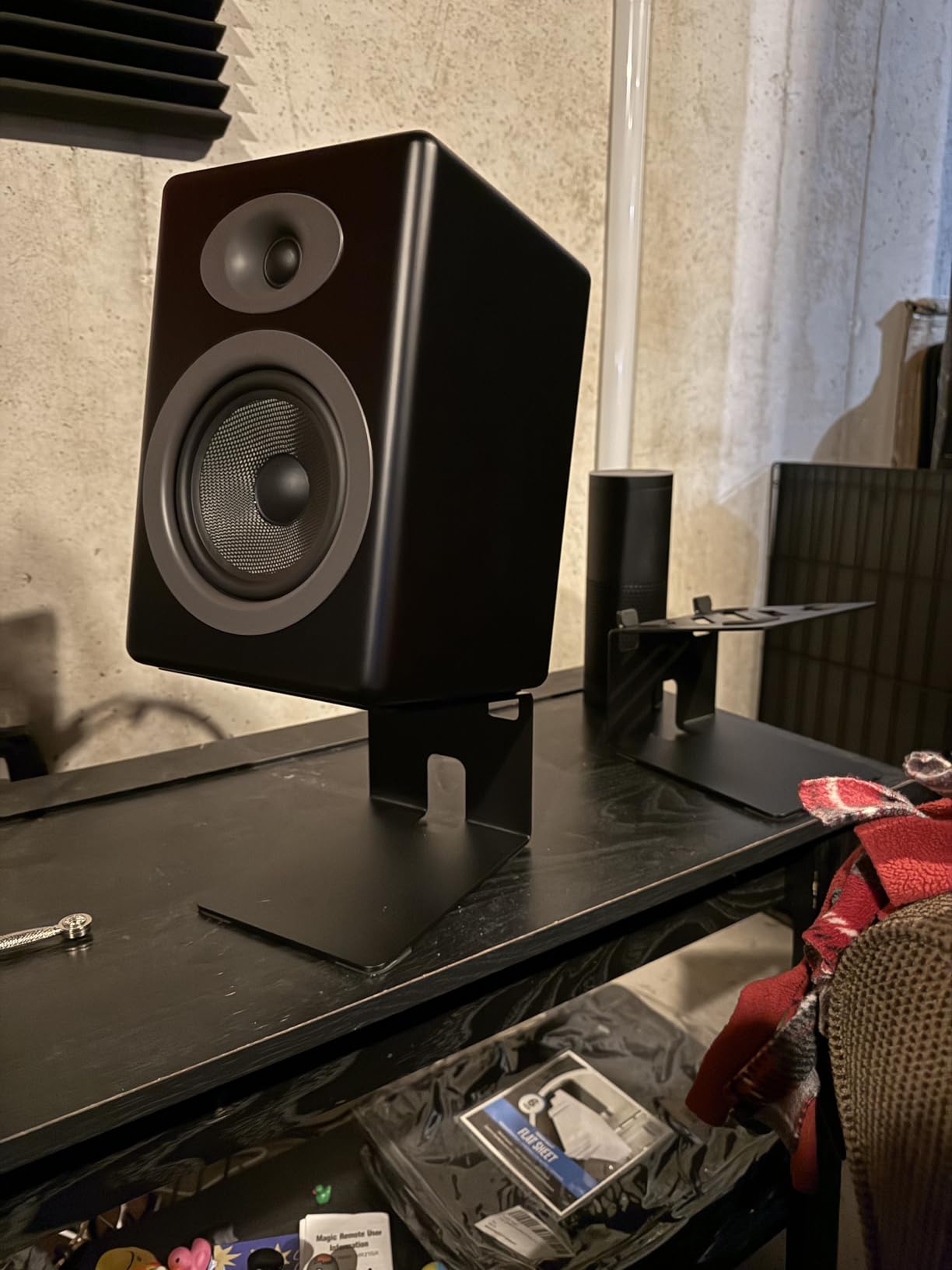 Audioengine A5+ Wired Bookshelf Speakers - Powered Speakers for Turntables, Vinyl Records, Music Streaming and Home Theater - Black customer photo 2