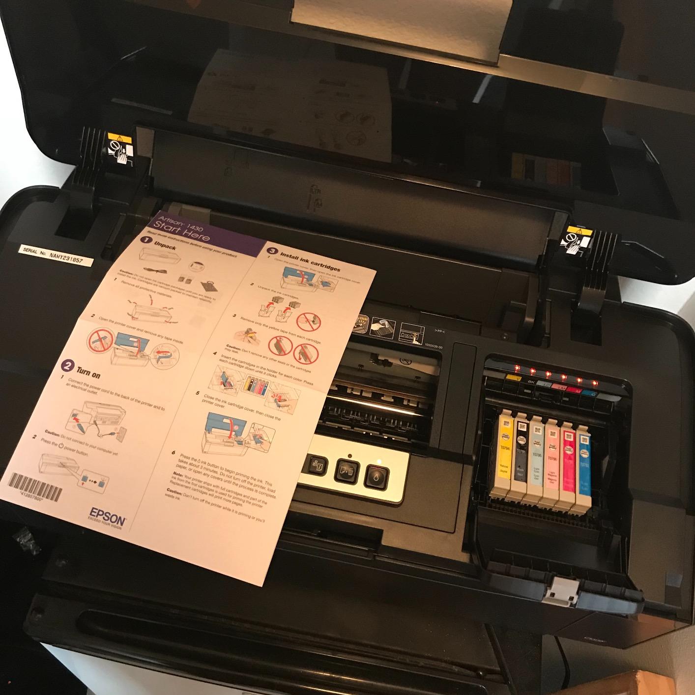 Epson Artisan 1430 Wireless Color Wide-Format Inkjet Printer customer photo 2
