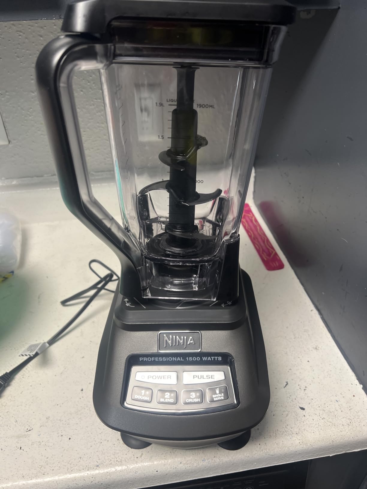 Ninja Mega Kitchen System, 1500W, 72oz Pitcher, 8-Cup, Black, BL770 | 1500W all-in-one blends smoothies, processes salsa & dough. 72-oz pitcher, 8-cup processor bowl, (2) 16-oz cups. customer photo 1