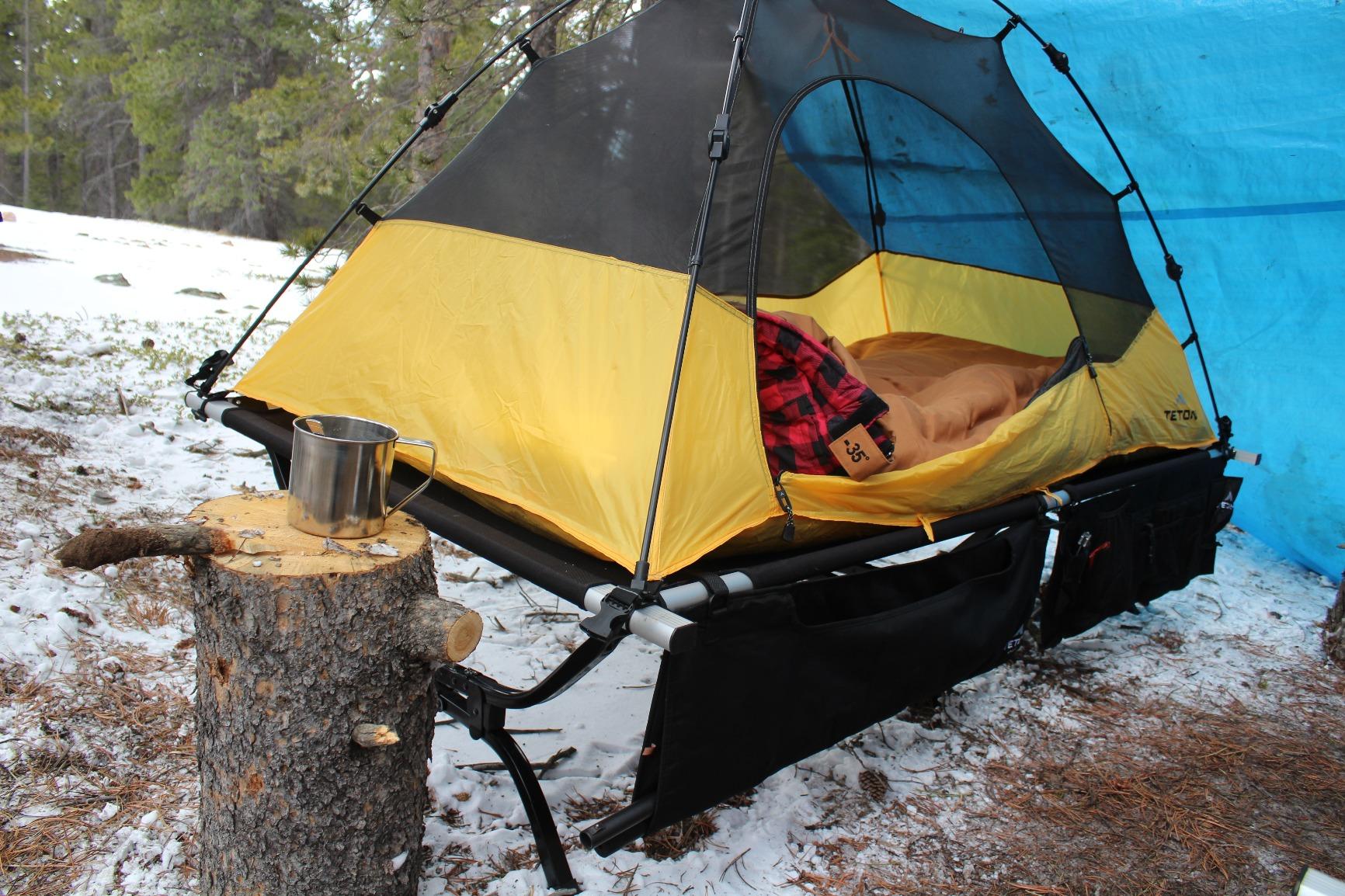 TETON Sports Deer Hunter Sleeping Bag - Warm and Comfortable Camping Sleeping Bag, Teton Tough Canvas Shell for Camping, Hunting, and Cold Weather customer photo 2