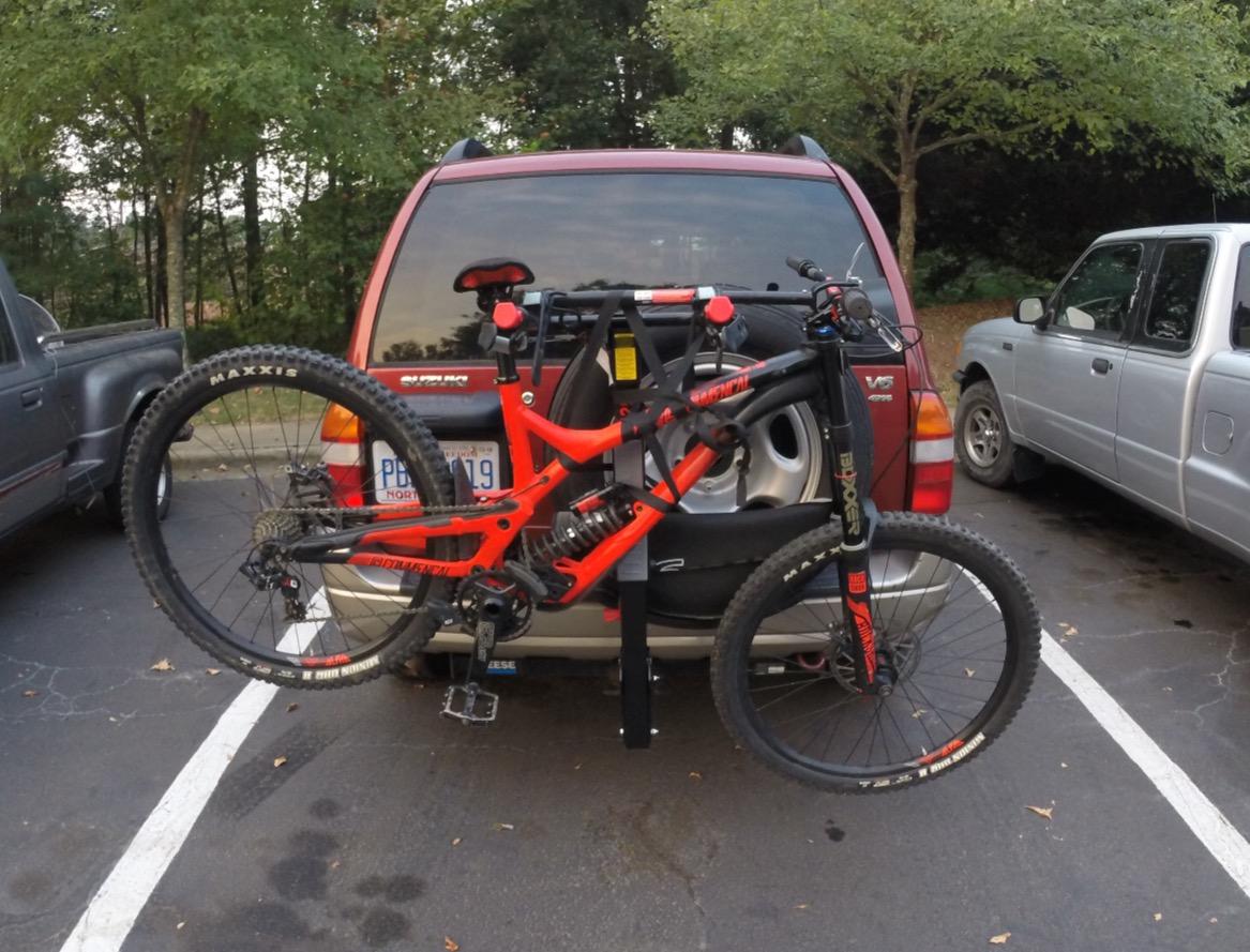 Allen Sports Premier Hitch Mounted 2-Bike Carrier, Model S525, Black customer photo 2