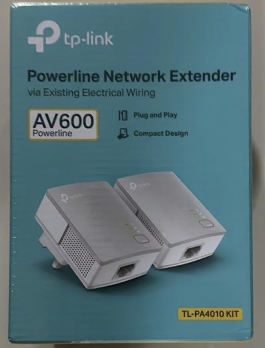 TP-Link AV600 Powerline Ethernet Adapter Kit (TL-PA4010 KIT) - Gigabit Port, Plug Pair & Play, Power Saving, Nano Sized Powerline Network Adapter customer photo 1