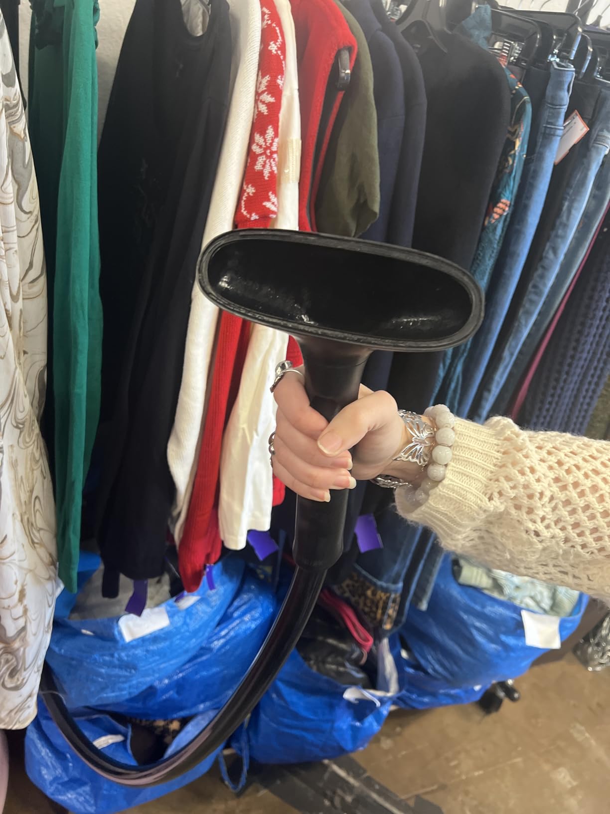 J-4000 Jiffy Garment Steamer with Plastic Steam Head (Pink Series), 120 Volt customer photo 1