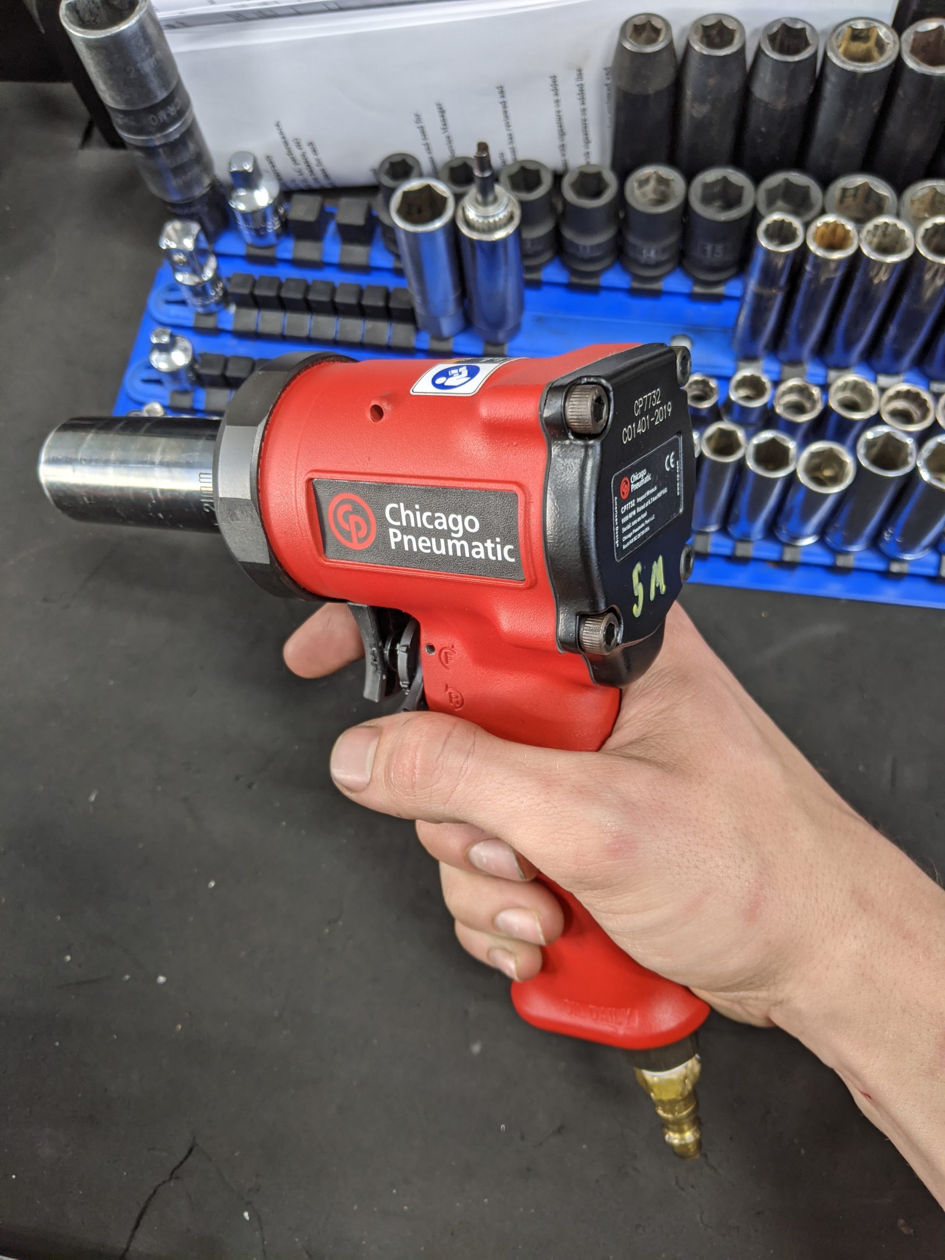 Chicago Pneumatic CP7732 1/2 Inch Air Impact Wrench, Steel Front Cover, Aluminum Body, Jumbo Hammer customer photo 1
