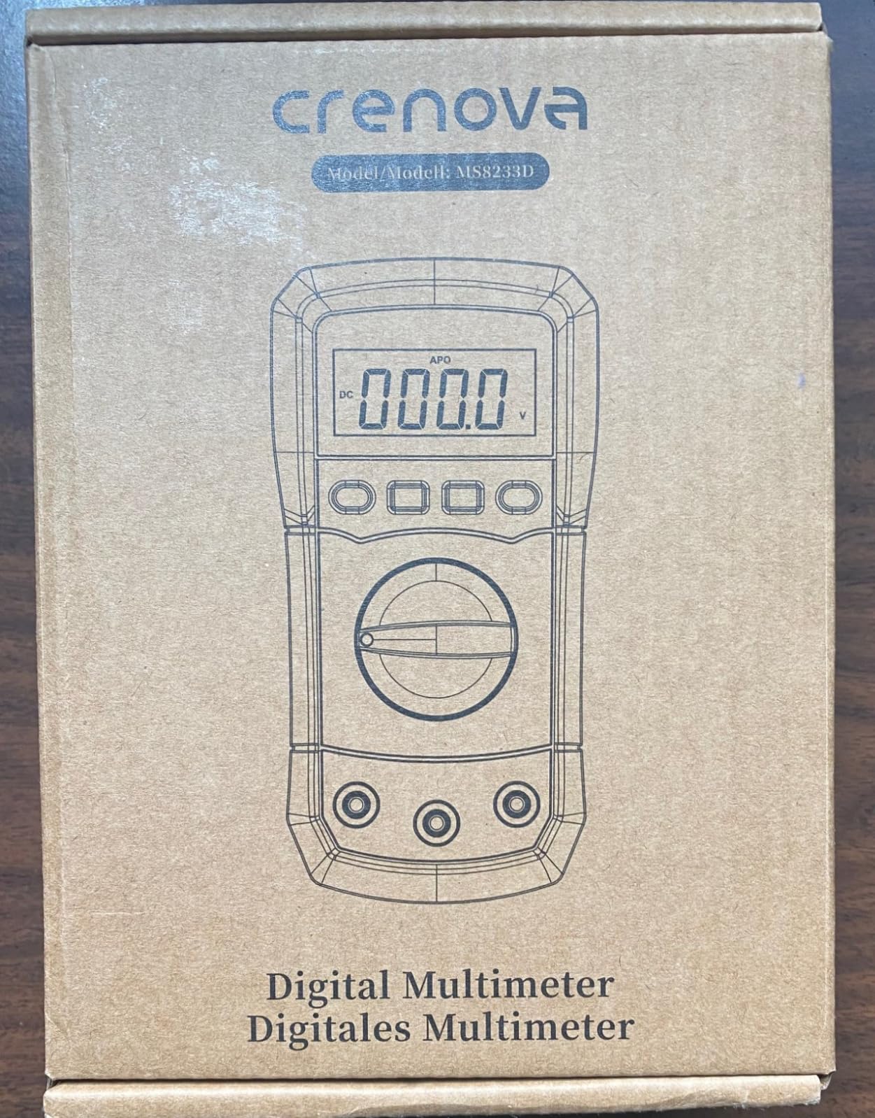 Crenova MS8233D Multimeter TRMS 6000 Counts Auto-Ranging Live Wire NCV customer photo 2