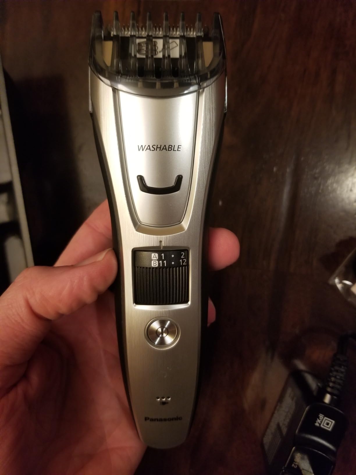 Panasonic Multi-Groomer Electric Beard Trimmer for Men, Men's Trimmer for Beard, Hair and Body, 39 Trim Length Settings with 3 Attachments, Corded/Cordless Operation - ER-GB80-S (Silver) customer photo 1