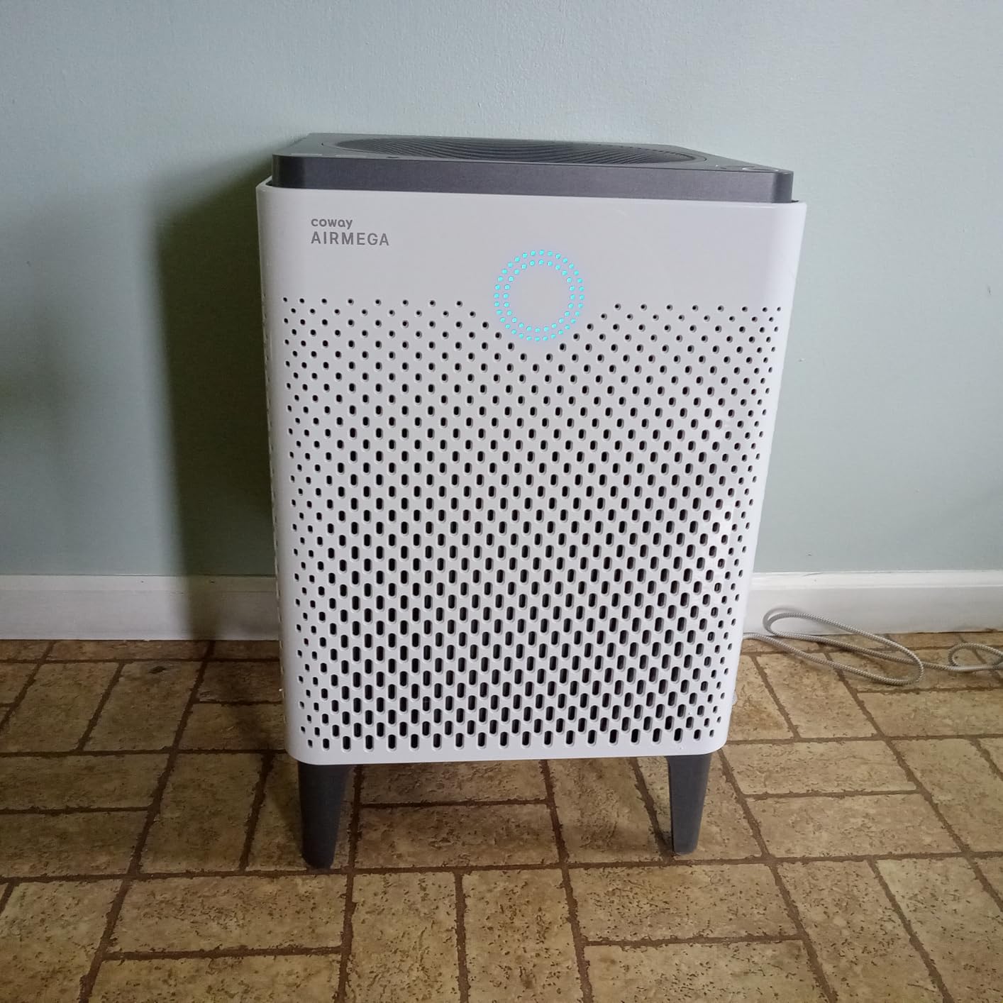 COWAY Air Purifier for Home Up to 3,120ft2, Washable Pre-Filter and HEPA Filter for Smoke, Allergies, Pet Dander, Odor, AQI, Auto & Sleep Mode, Timer, 5yr Warranty, Airmega 400 White, AP-2015F customer photo 1