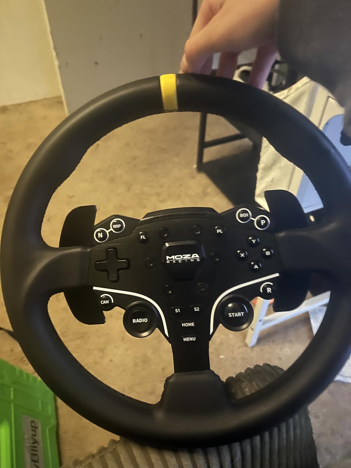 Thrustmaster TMX Force Feedback Racing Wheel & Pedals - XBOX & PC | 900-degree rotation, belt-pulley motor, 28 cm rim, 12-bit optical reading, ergonomic grip, for driving and truck sims customer photo 1