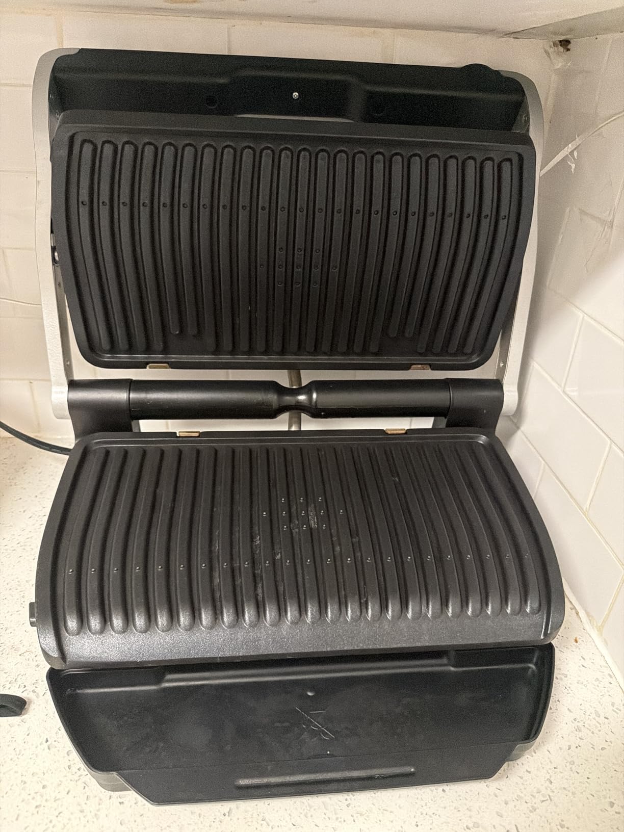 T-Fal OptiGrill Stainless Steel XL Electric Grill, 6 Servings, 9 Intelligent Automatic Cooking Modes, Panini Press, 1800 Watts, Nonstick Removable Plates, Indoor, Frozen Food, Kitchen Appliances customer photo 2