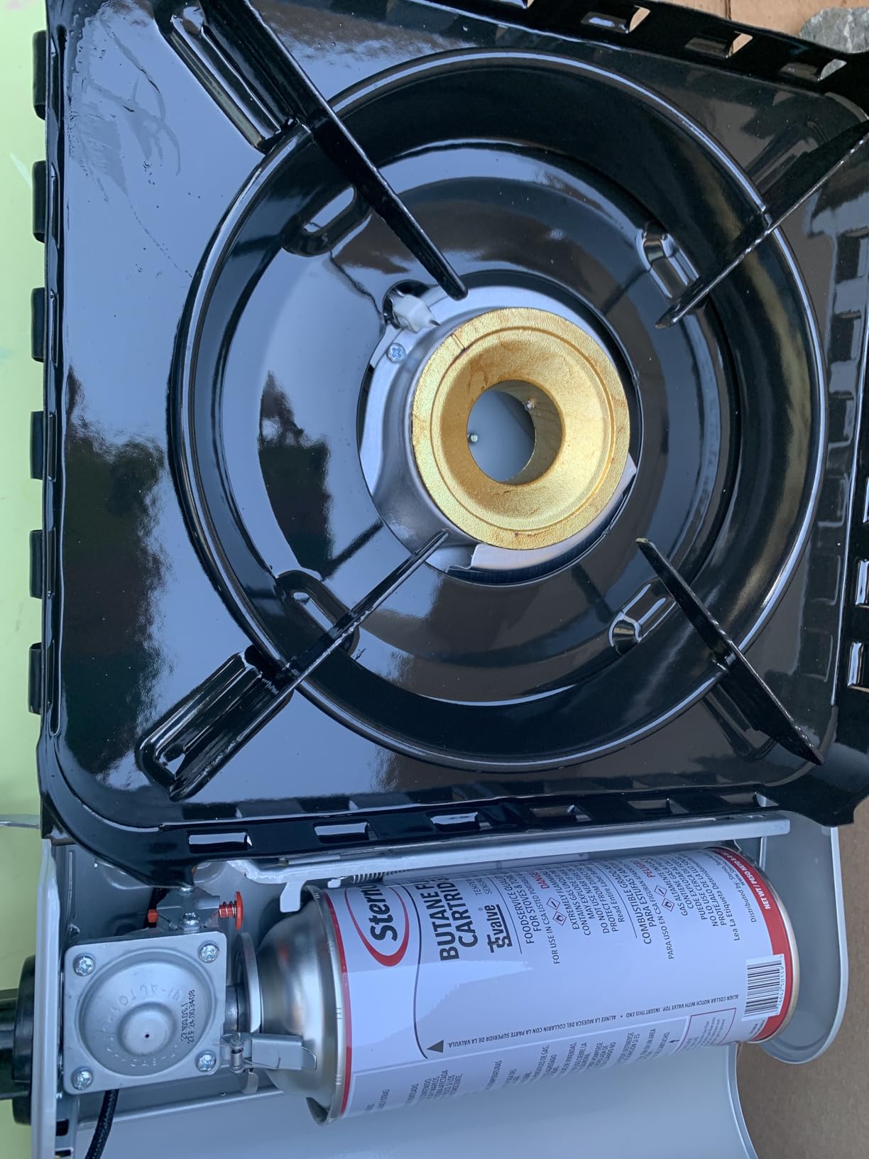 Chef Master 15,000 BTU Butane Portable Camp Stove with Double Wind-Guard and Piezo Click Ignition for Emergencies, Tailgating, Hiking, Backpacking and Camping customer photo 1