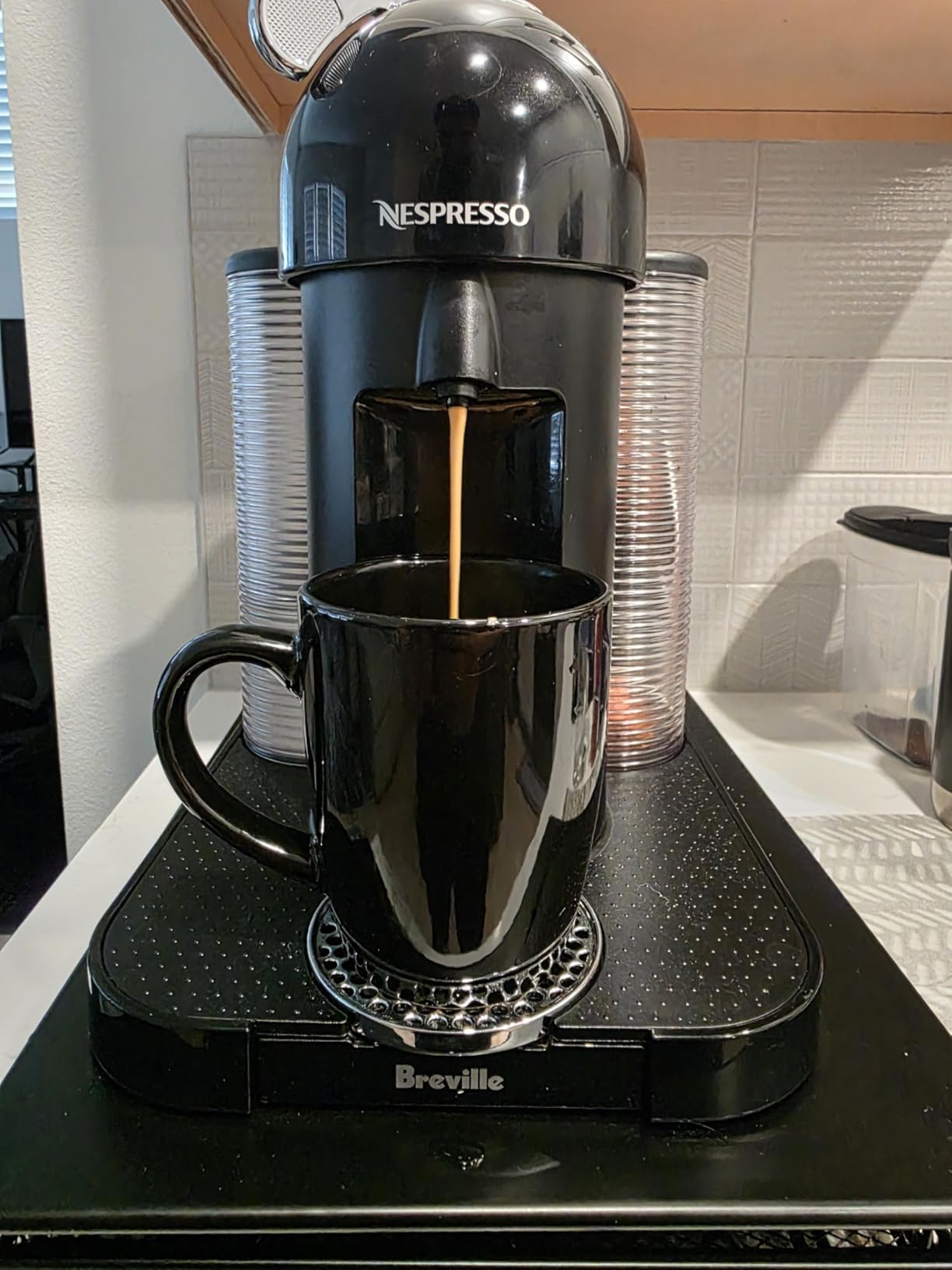 Vertuo Coffee and Espresso Maker by Breville, Chrome customer photo 1