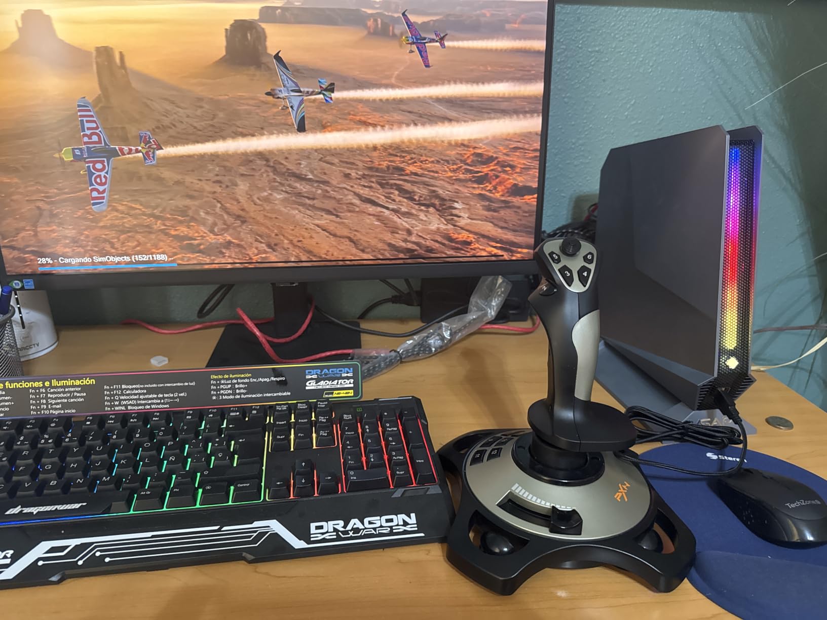 PC Joystick, USB Gaming Flight Simulator Game Controller with Vibration Function and Throttle Control, PXN 2113 Wired Gamepad Flight Sim Stick for PC/Computer(Windows Only, Not for Apple Devices/PS4/PS5/Xbox One/Switch) customer photo 1