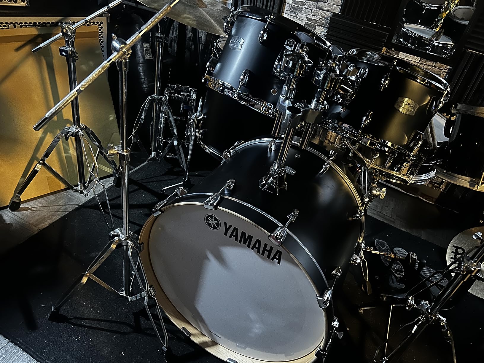 Yamaha Tour Custom Maple 4pc Standard Shell Pack, Caramel Satin customer photo 2