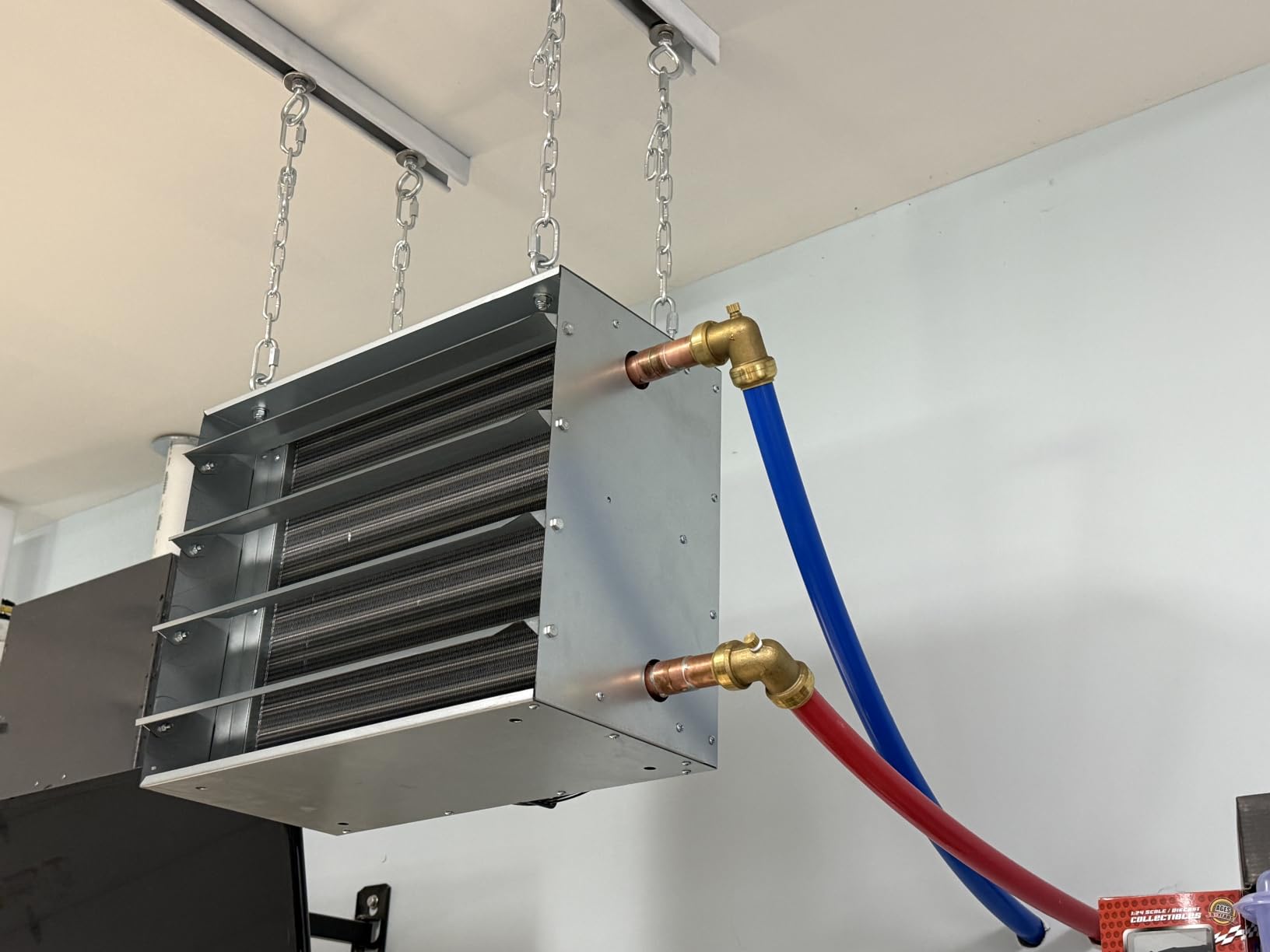 100k BTU Hot Water AIR HANDLER Heater 2 SPEED WITH FAN SWITCH! customer photo 1