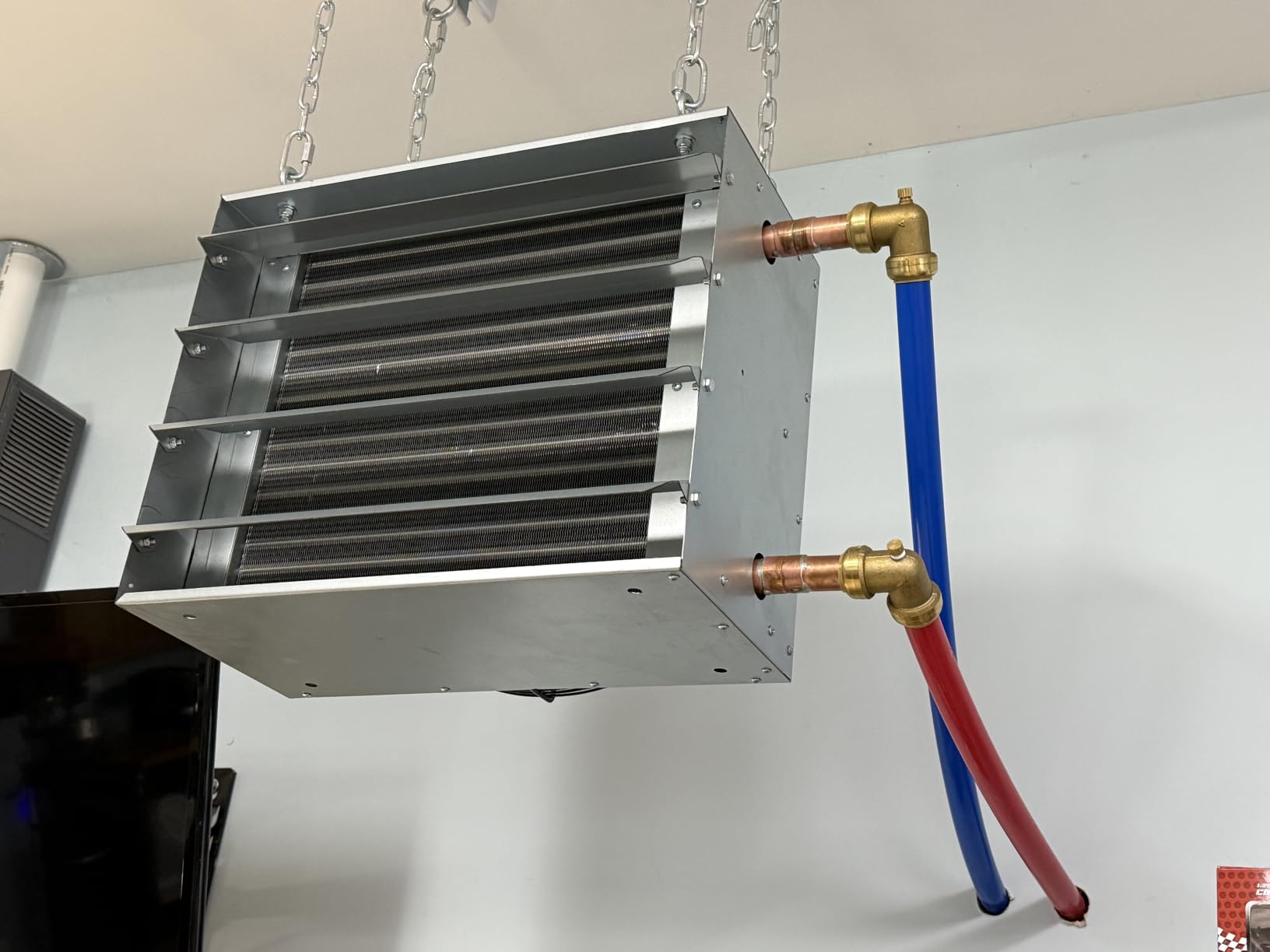 100k BTU Hot Water AIR HANDLER Heater 2 SPEED WITH FAN SWITCH! customer photo 2