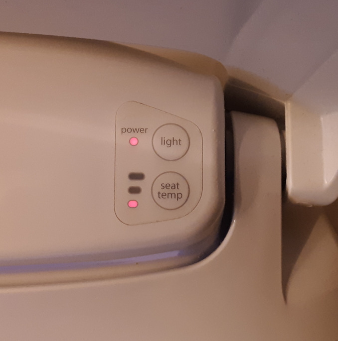 Bemis Radiance Heated Night Light Toilet Seat, Slow Close Adjustable Fit, Elongated, White customer photo 1