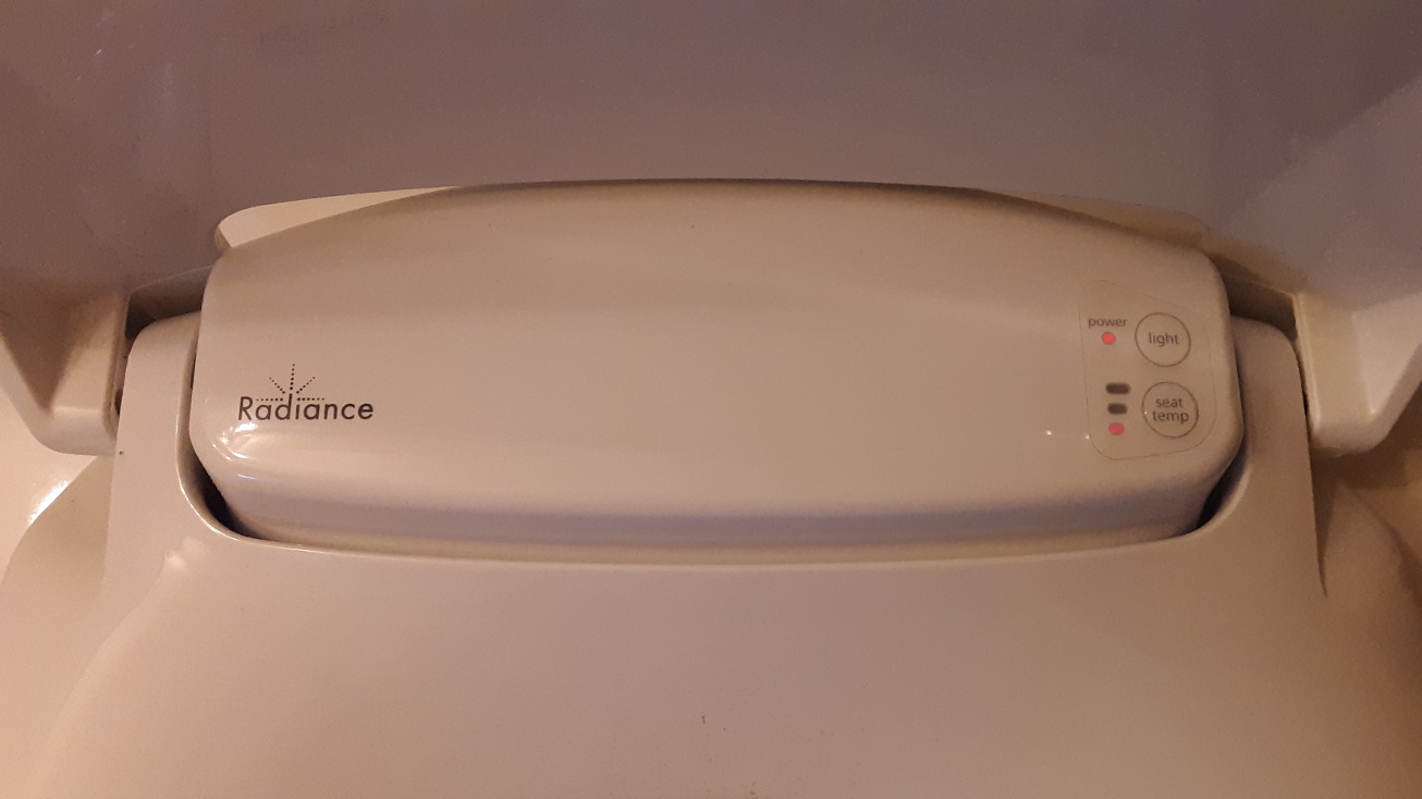 Bemis Radiance Heated Night Light Toilet Seat, Slow Close Adjustable Fit, Elongated, White customer photo 2
