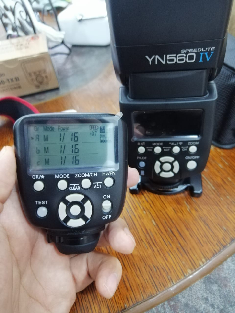 YONGNUO YN560-TX II LCD Flash Trigger Remote Controller, for Nikon and YN560IV/III YN660 with Wake-up Function for Nikon Cameras customer photo 1
