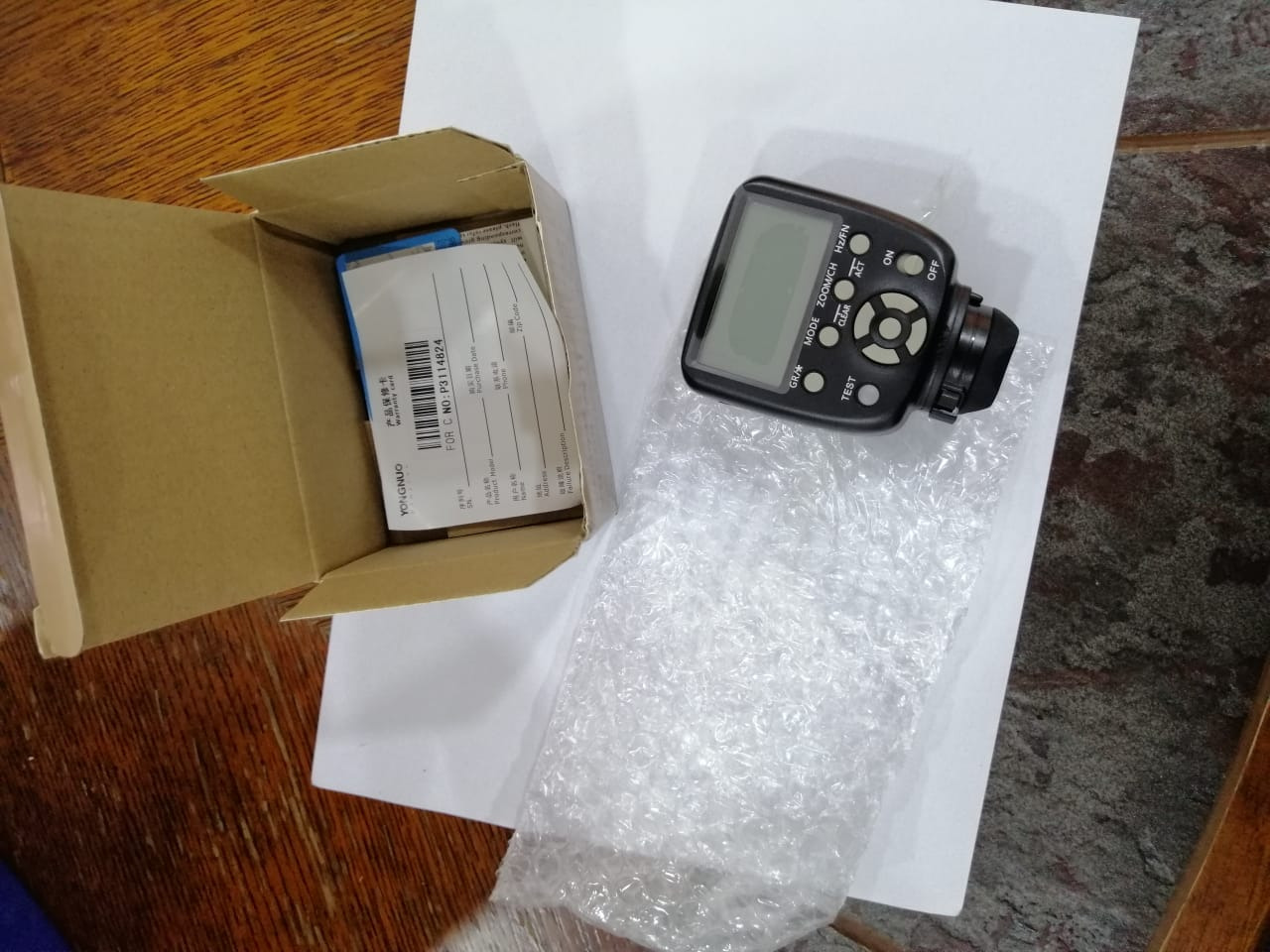 YONGNUO YN560-TX II LCD Flash Trigger Remote Controller, for Nikon and YN560IV/III YN660 with Wake-up Function for Nikon Cameras customer photo 2