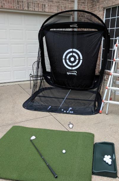 Spg-7 Golf Practice Net - Automatic Ball Return System w/Target Sheet, Two Side Barrier customer photo 2