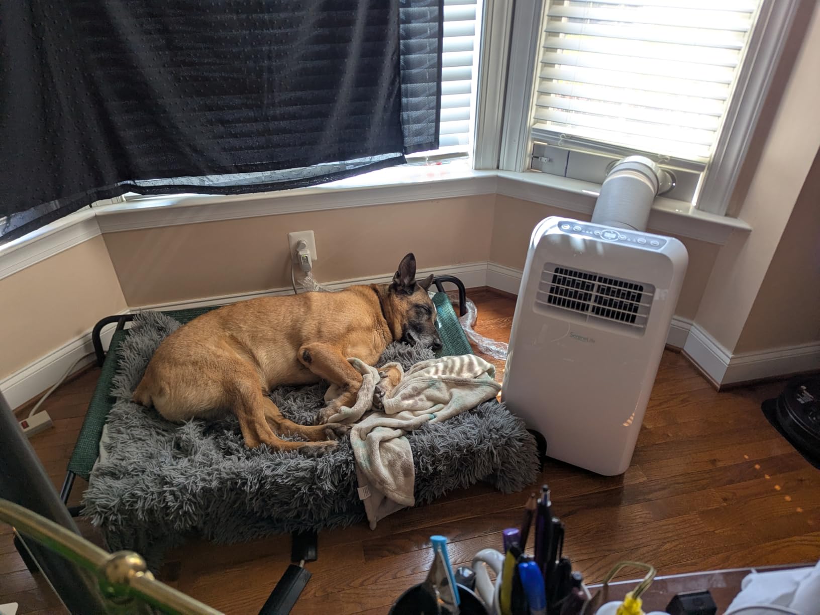 SereneLife Portable Air Conditioner, With Dual Motor, Dehumidifier & Fan | 8,000 BTU AC With Temperature Ranges 64F-90F | Fast Powerful Cooling | 3 Fan Speeds, Remote Control, & Window Exhaust Kit customer photo 1