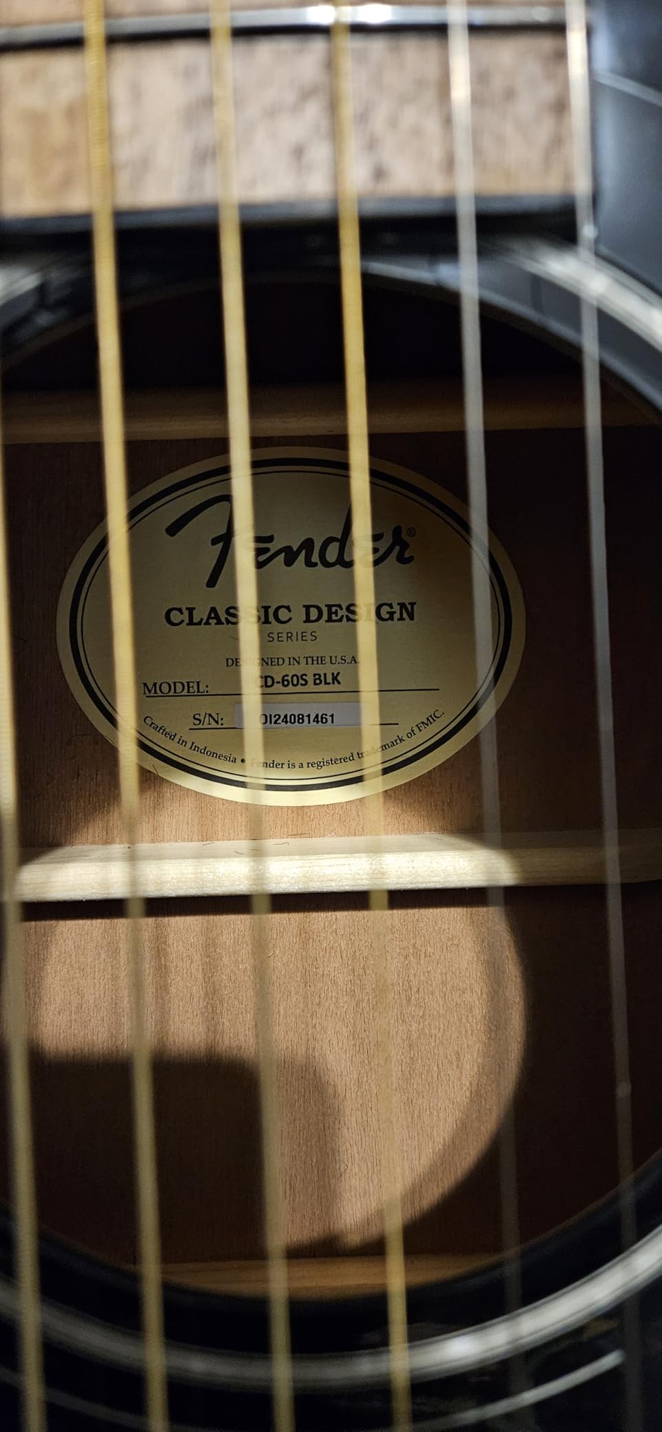 Fender CD-60S Dreadnought Acoustic Guitar, All-Mahogany, 2-Yr Warranty customer photo 2