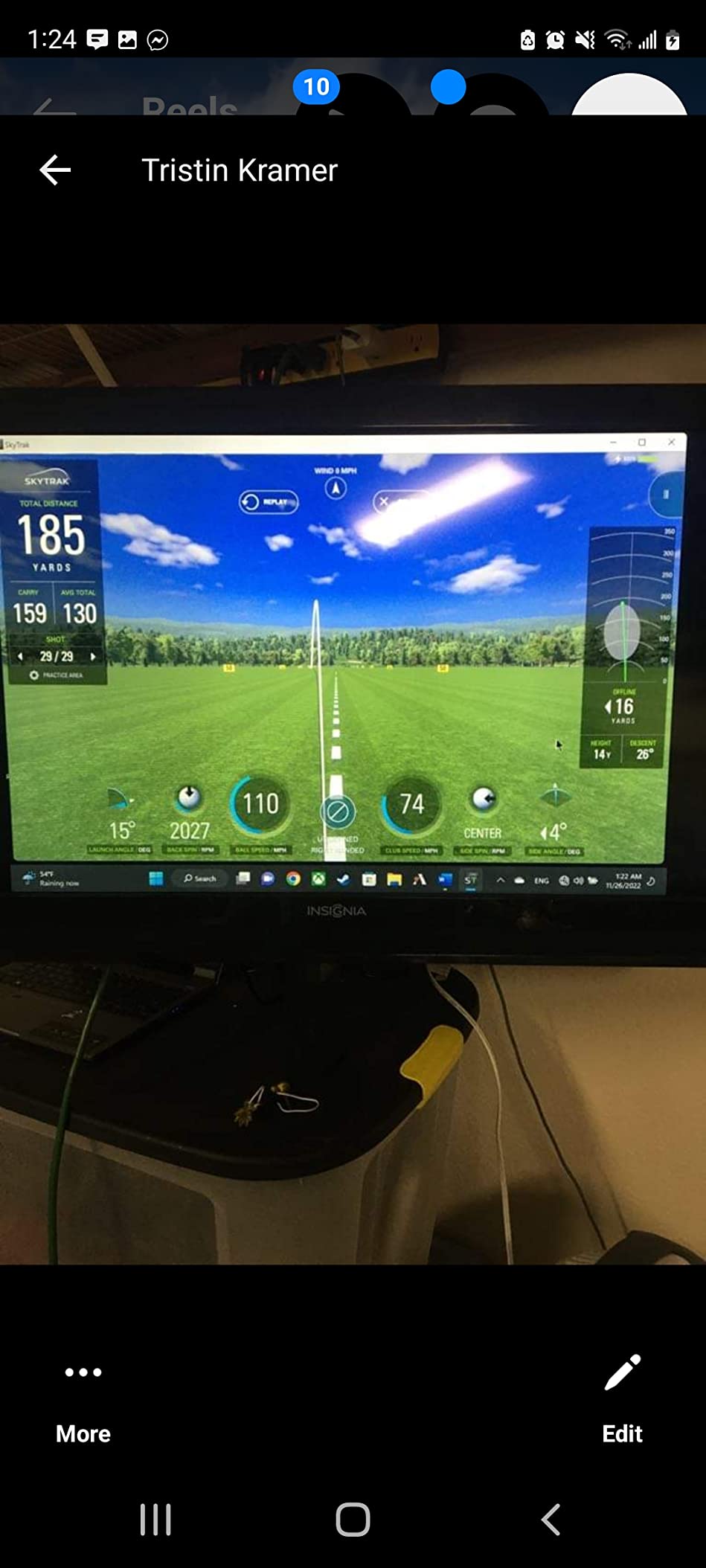 SkyTrak Golf Launch Monitor and Golf Simulator with Metal Protective Case customer photo 1