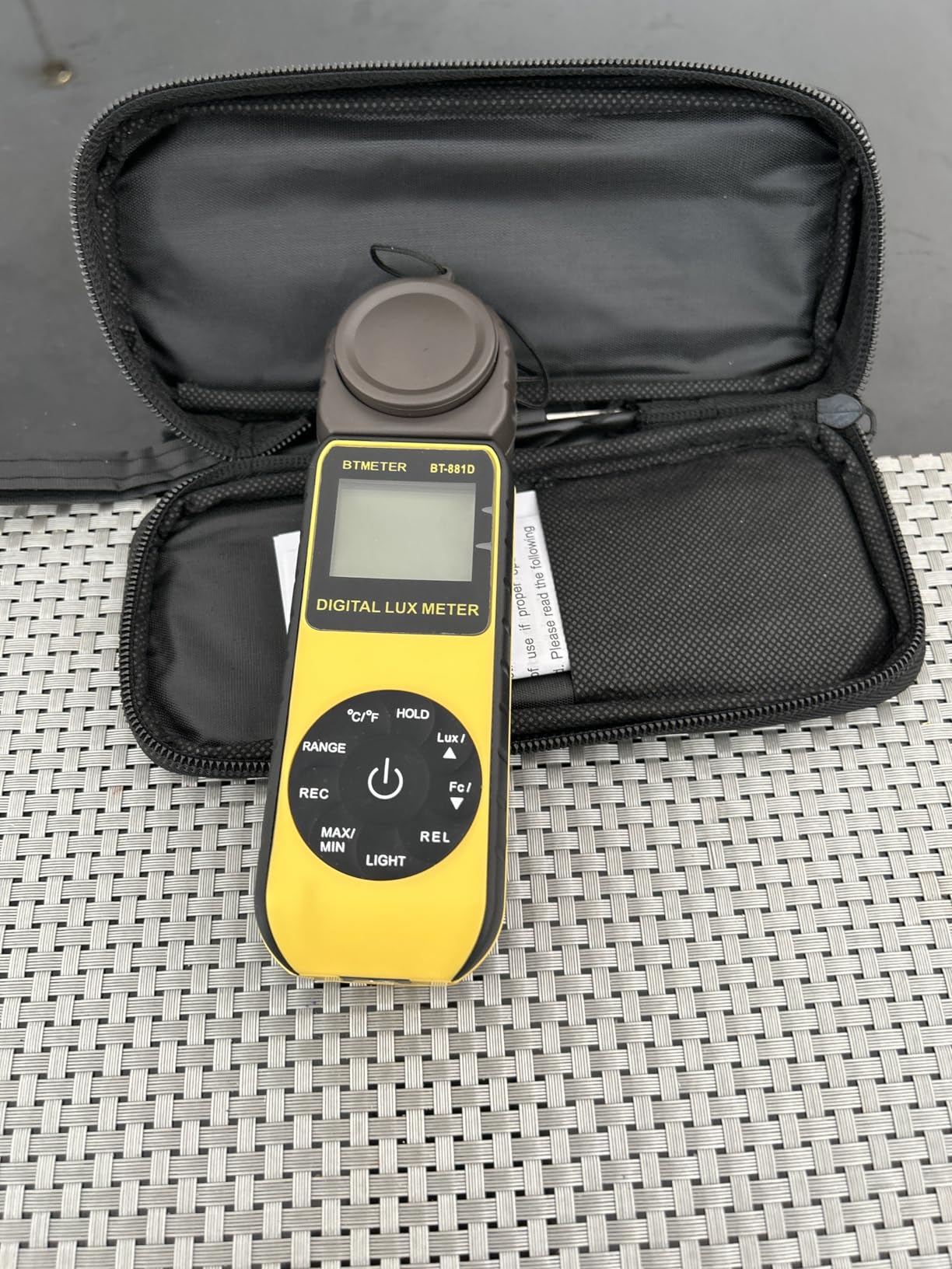 BTMETER BT-881D Digital Illuminance Light Meter with 270º Rotated Sensor | Measure Lights 0.01-400,000 Lux(0.01-40,000 FC) Foot Candles Luxmeter for Photography Plants LED Lights Indoor Outdoor Tester customer photo 1