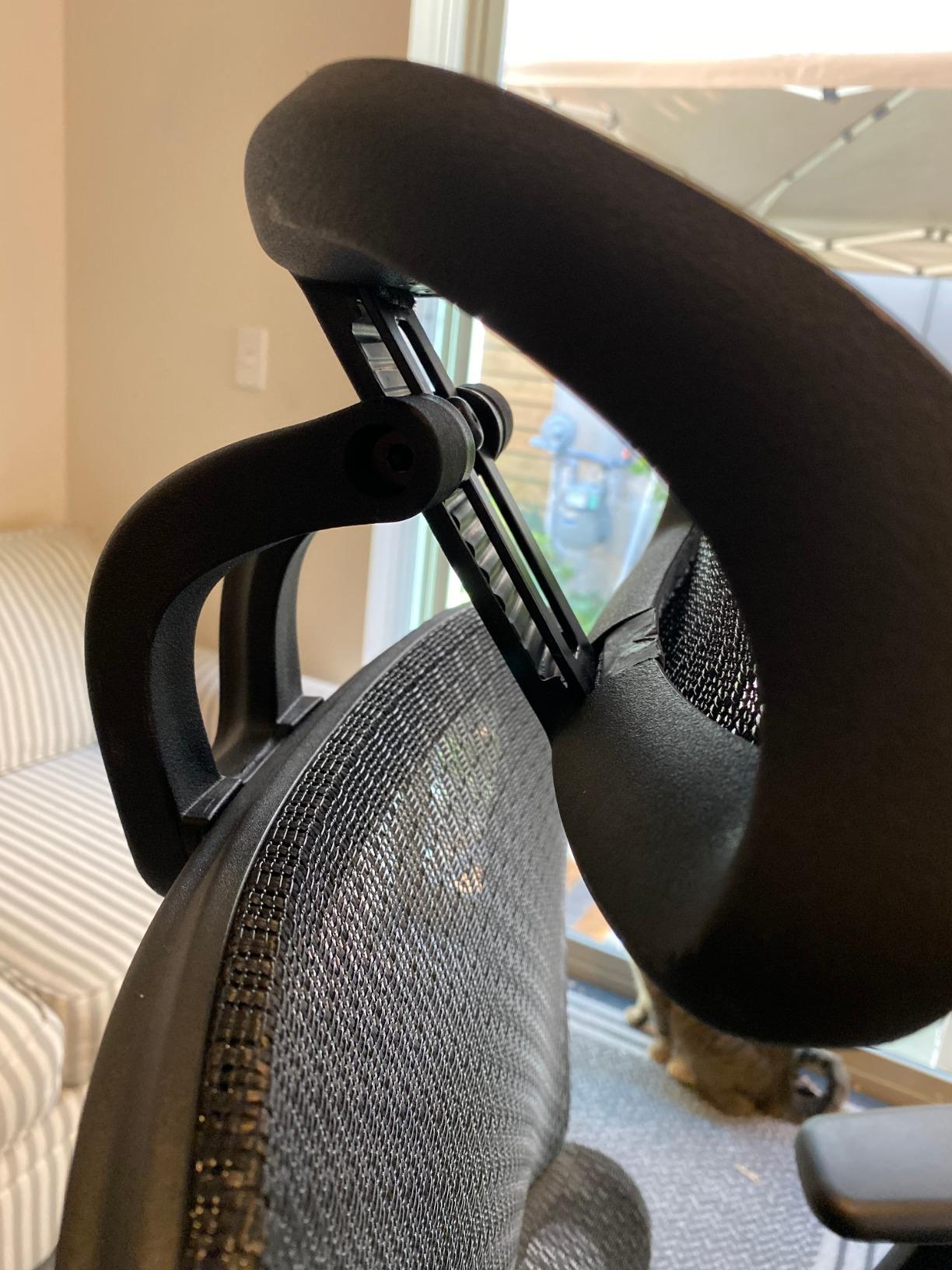 Nouhaus Ergo3D Ergonomic Office Chair Lumbar Support Mesh Office Chair with 4D Adjustable Armrest, Adjustable Headrest and Wheels, Mesh High Back Home Office Desk Chairs (Black) customer photo 1