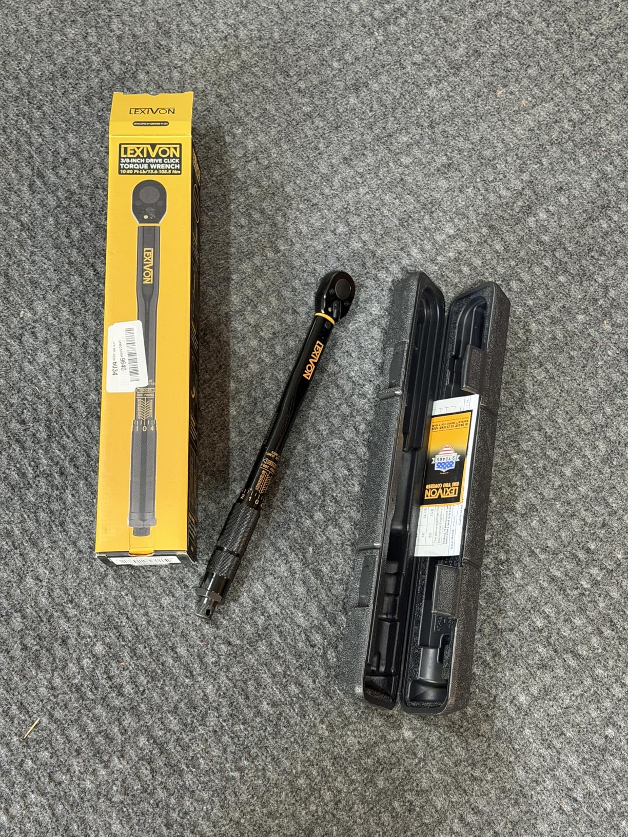 LEXIVON 3/8-Inch Drive Click Torque Wrench 10~80 Ft-Lb/13.6~108.5 Nm (LX-182) customer photo 2