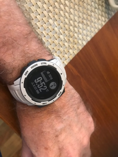 Garmin 010-02064-01 Instinct, Rugged Outdoor Watch with GPS, Features GLONASS and Galileo, Heart Rate Monitoring and 3-axis Compass, Tundra, 1.27 inches (Renewed) customer photo 1