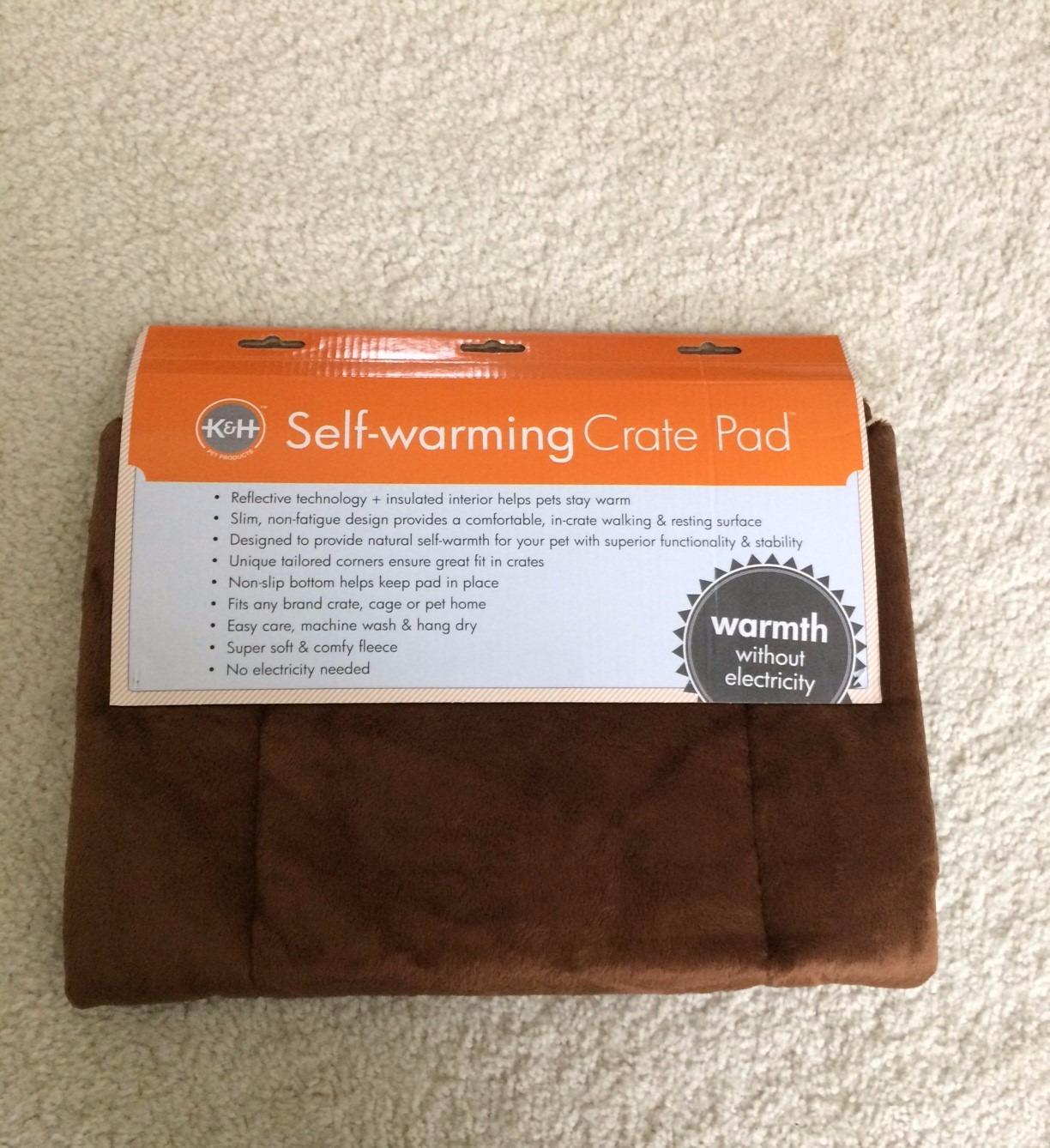 K&H Pet Products Self-Warming Dog Crate Pad, Medium Self Heated Dog & Cat Bed Mat, Portable, Machine Washable, No Electric Needed, Adjustable Fit, Non-Slip Bottom - Medium 31 X 21in Gray customer photo 2