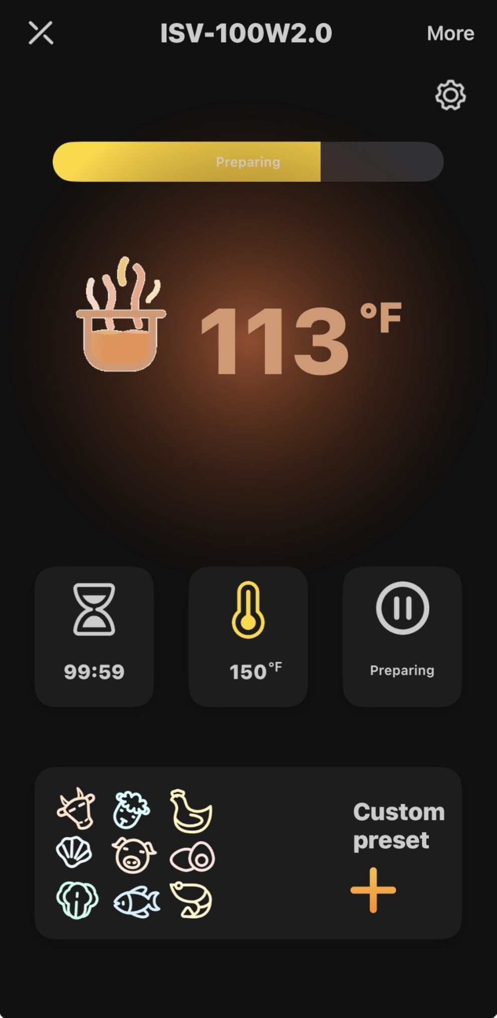 INKBIRD WiFi Sous Vide Cooker ISV-100W, 1000 Watts Fast-Heating W/Free APP, Sous Vide Machine Immersion Circulator w/ 14 Free Preset Recipes, Thermal Immersion w/Smart Timer, Calibration Function customer photo 2
